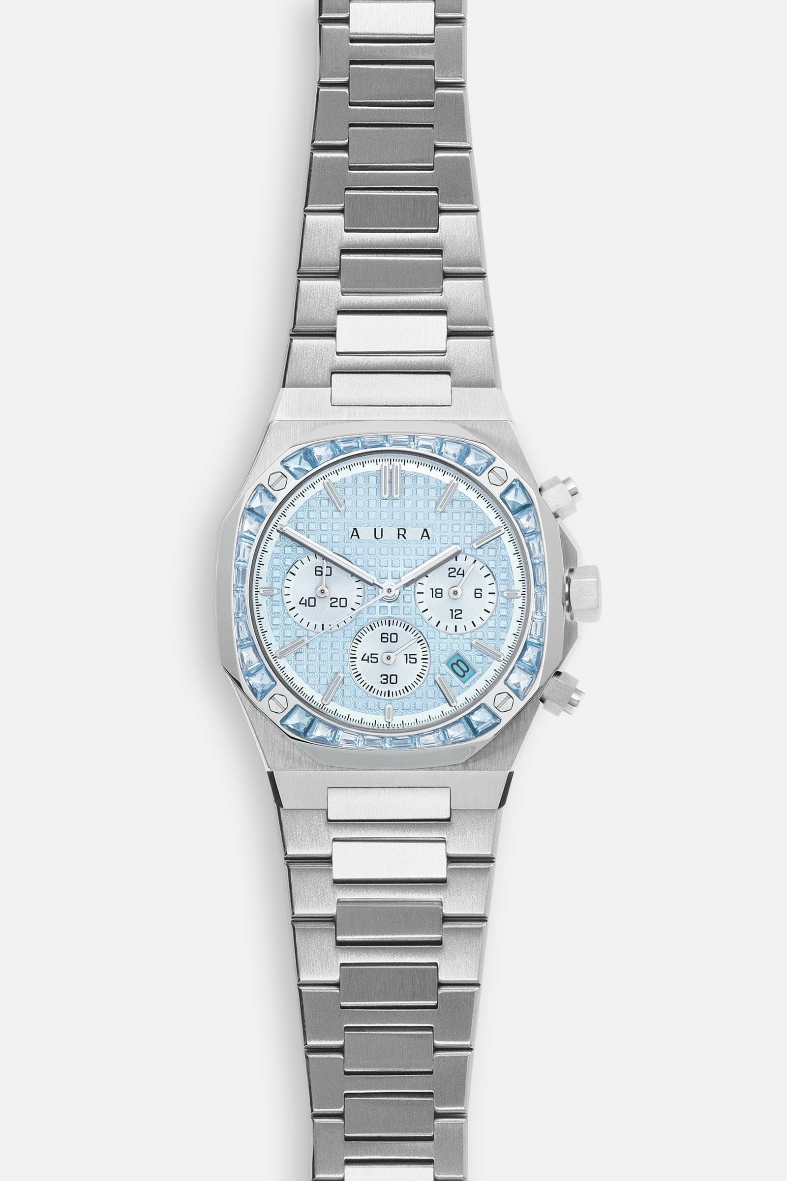 Aura Watches Aura Chronograph 001 Watch w/ Stones Aura Chronograph 001 Watch w/ Stones