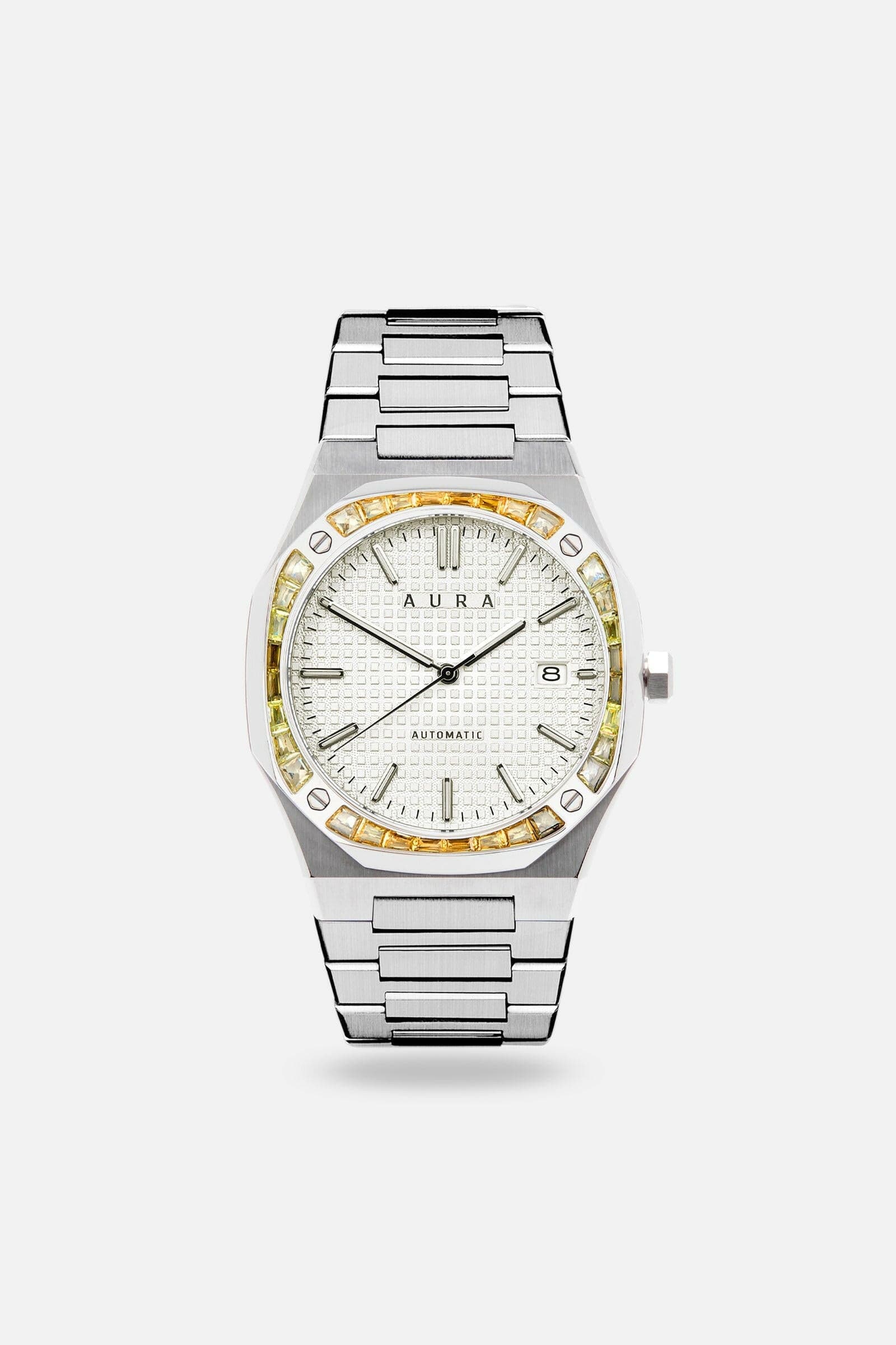 Aura Watches Aura Date 003 Steel/Pineapple Aura Date 003 Steel/Pineapple
