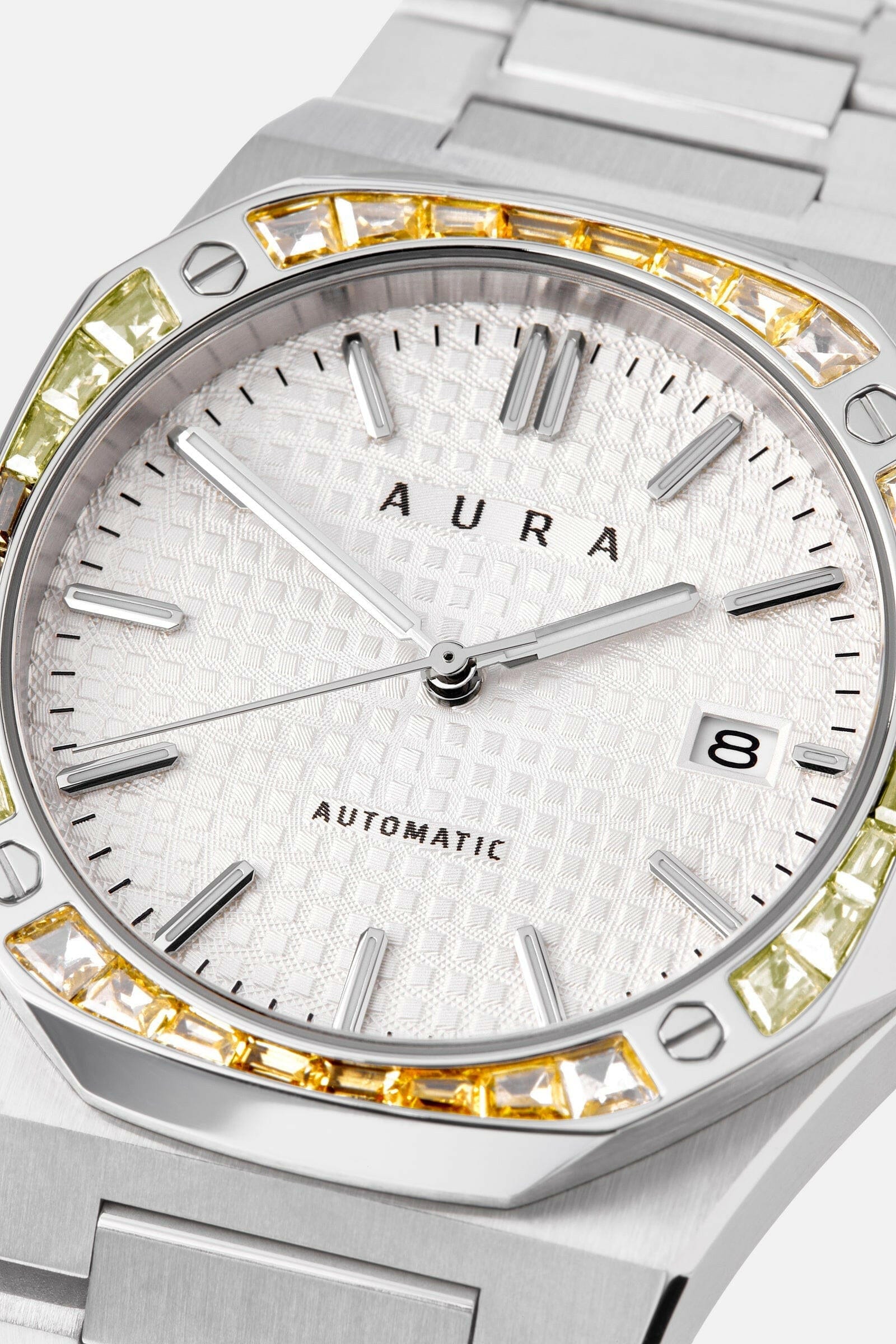 Aura Watches Aura Date 003 Steel/Pineapple Aura Date 003 Steel/Pineapple
