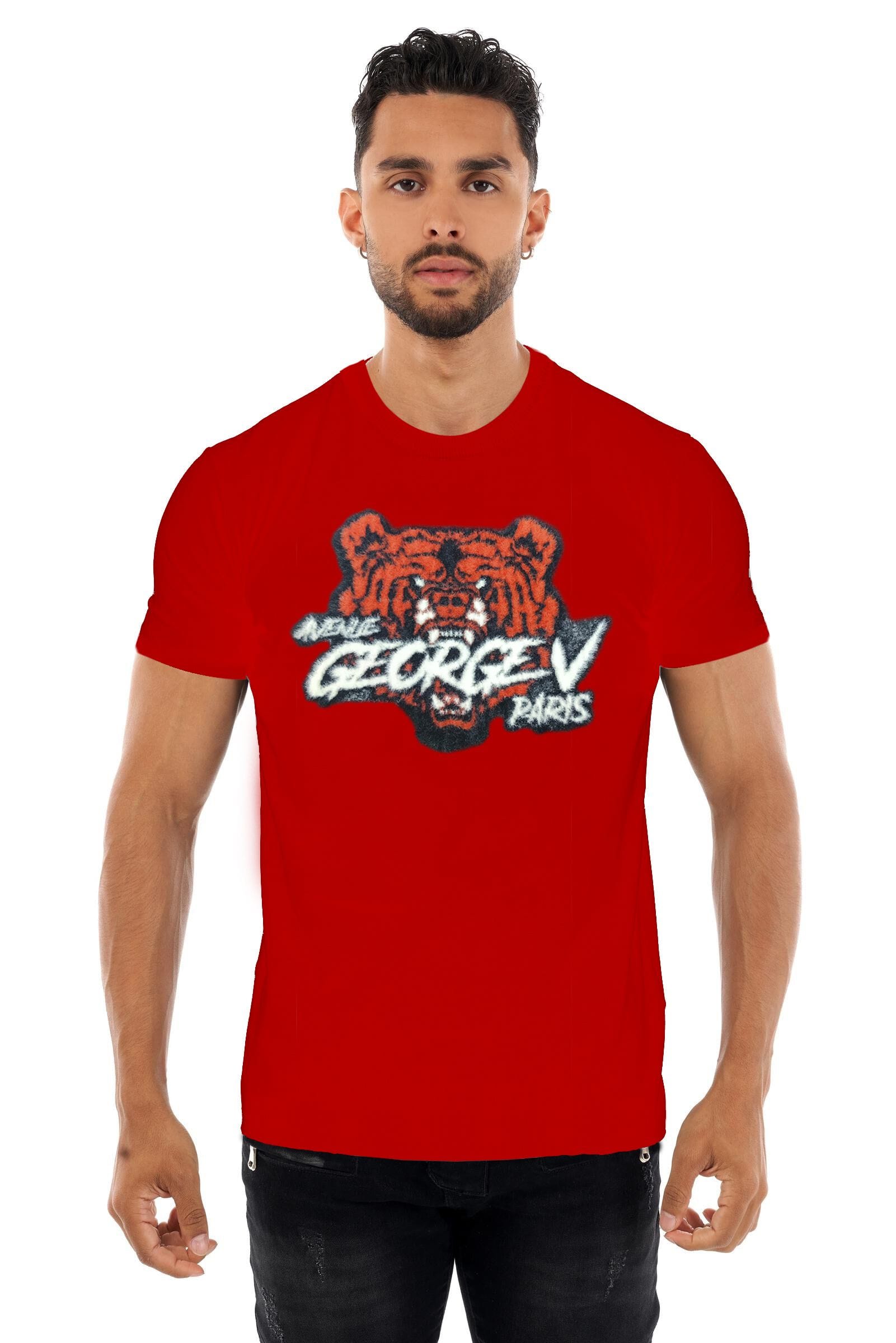 Avenue George V Paris T-Shirts Avenue George V Knitted Tiger Tee Avenue George V Knitted Tiger Tee