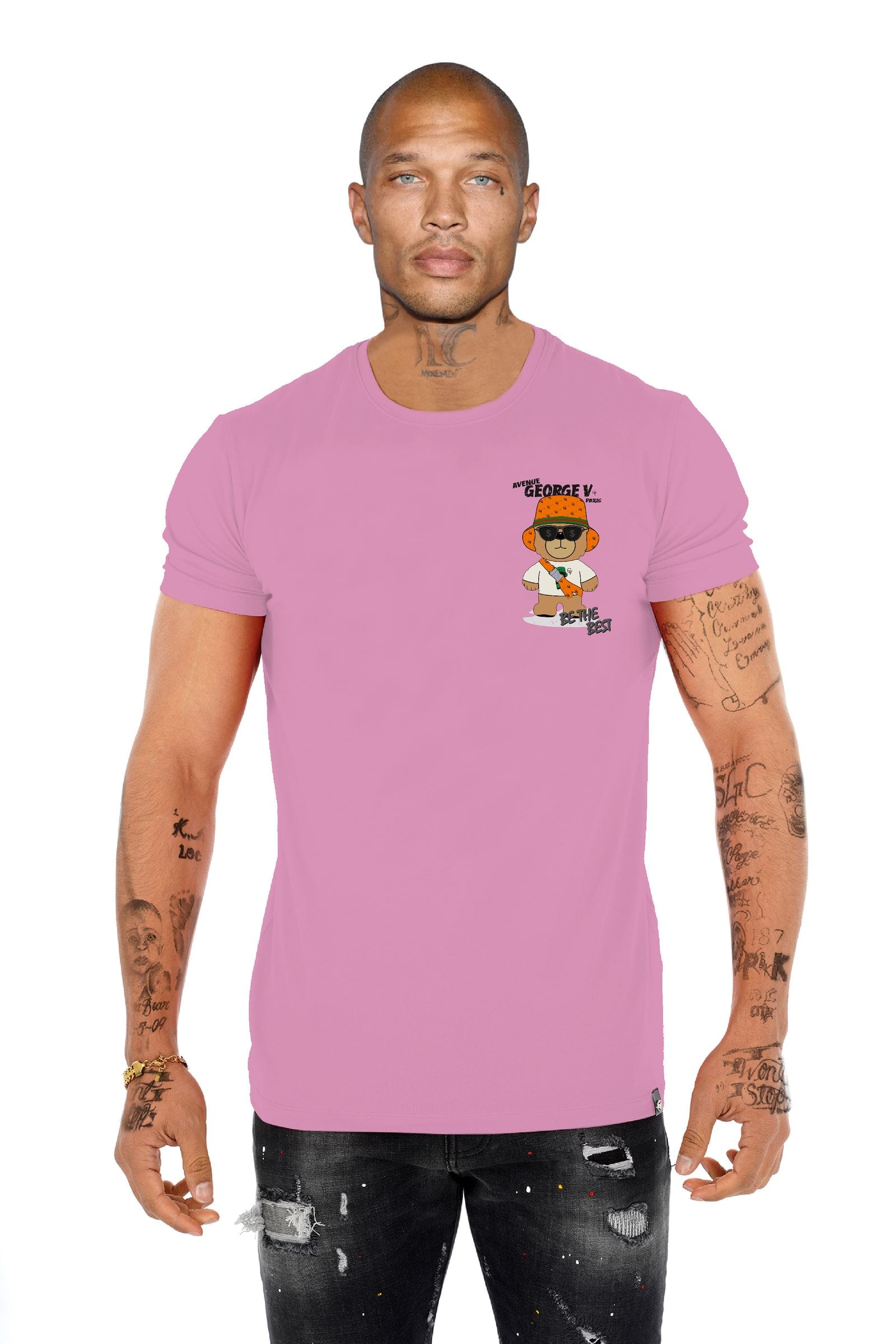 Avenue George V Paris T-Shirts Avenue George V Pink Teddy Bear Tee Avenue George V Pink Teddy Bear Tee