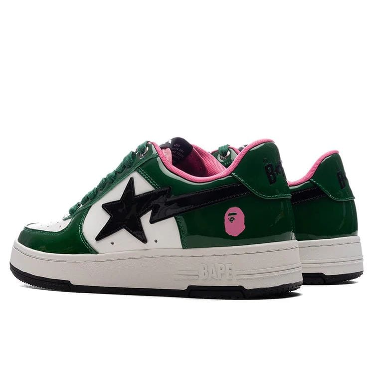 Bape Sneakers Bape Sta #1 Shiny-Patent Leather Shoes Bape Sta #1 Shiny-Patent Leather Shoes