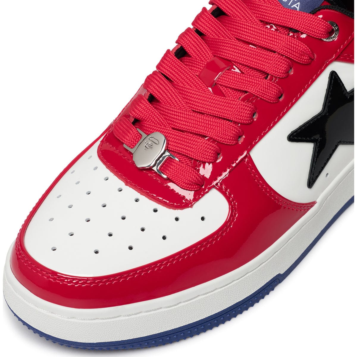 Bape Sneakers Bape Sta #1 Shiny-Patent Leather Shoes Bape Sta #1 Shiny-Patent Leather Shoes