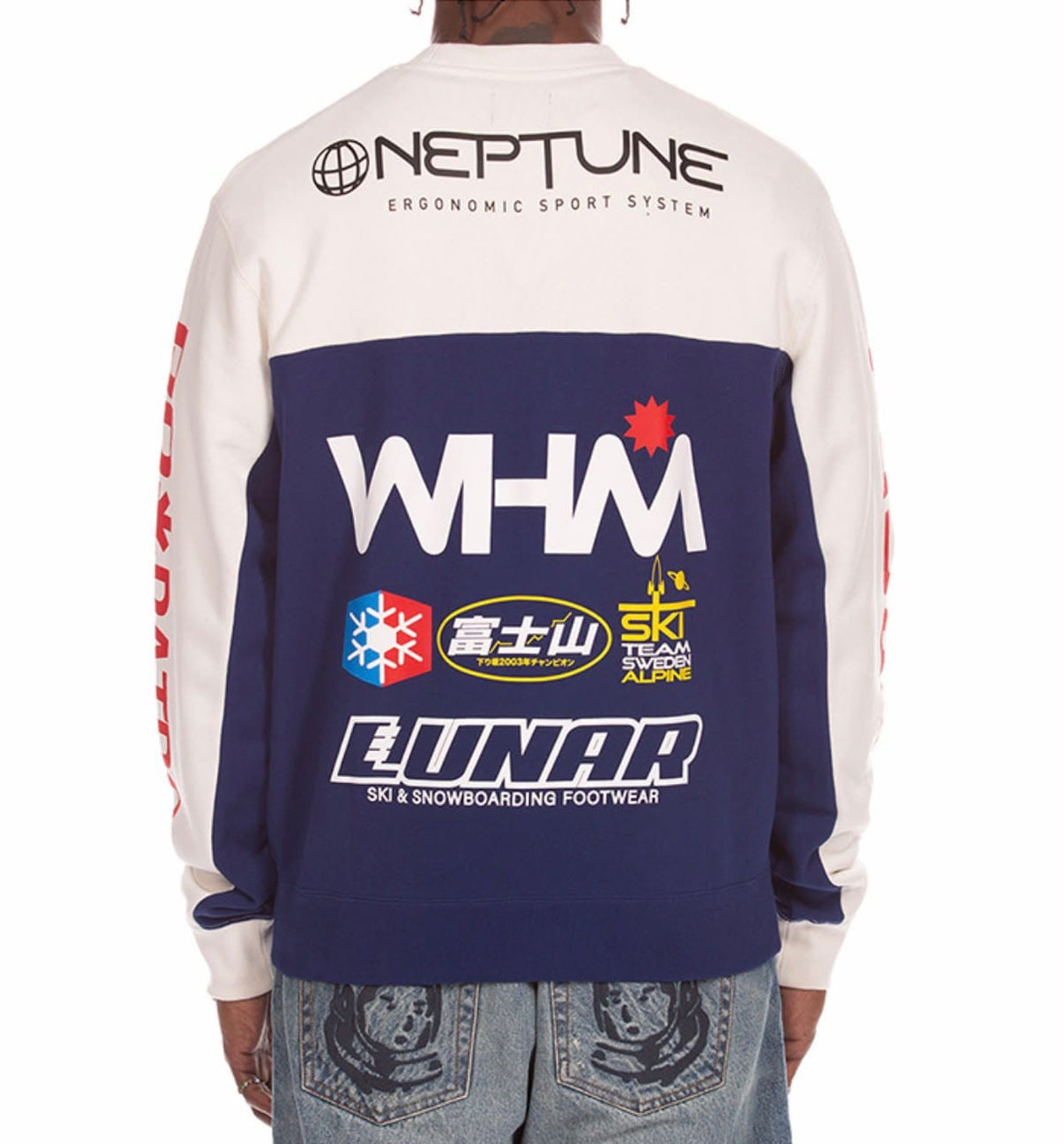 Billionaire Boys' Club BB Patrol sweatshirt in Blue Depths blue with graphic design