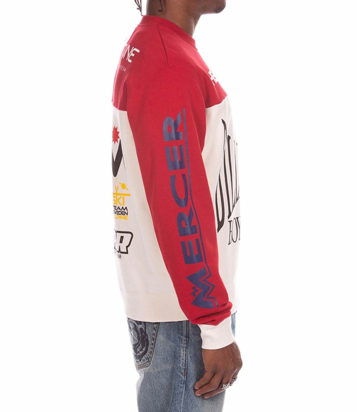 Billionaire Boys' Club BB Patrol sweatshirt in whisper white with graphic design
