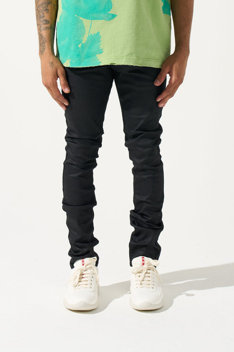 Serenede Caviar 7 Jeans w/ Wax Coating 