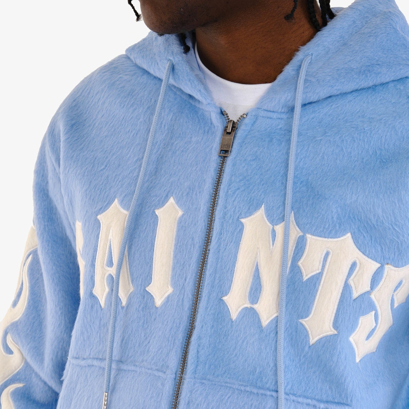Copper Rivets Hoodies Saints Mohair Hoodie Saints Mohair Hoodie