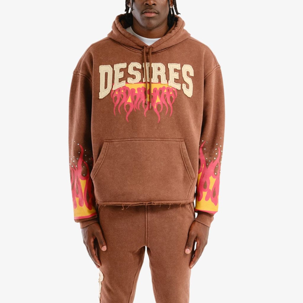 Copper Rivets Hoodies Desires Cropped Hoodie Desires Cropped Hoodie