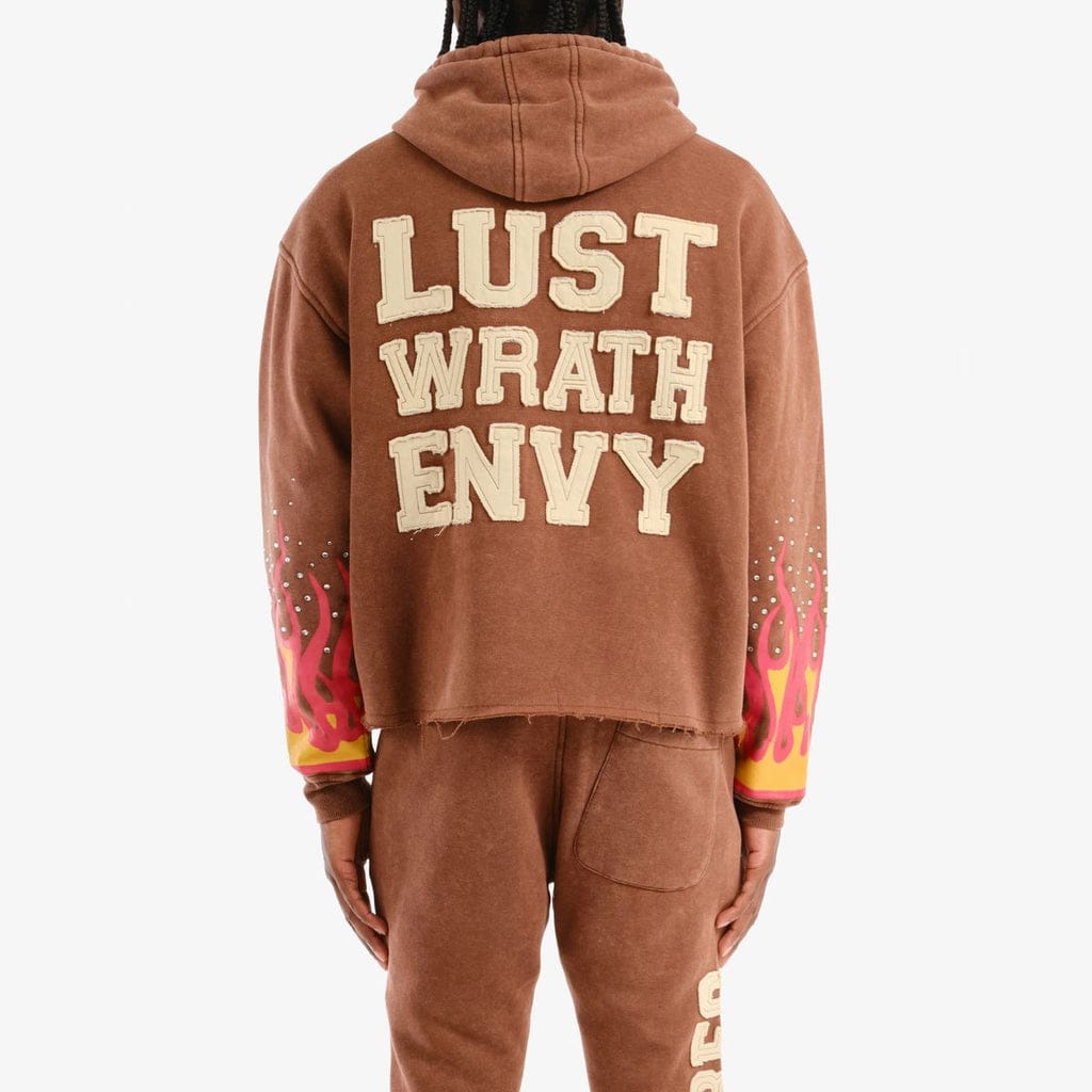 Copper Rivets Hoodies Desires Cropped Hoodie Desires Cropped Hoodie
