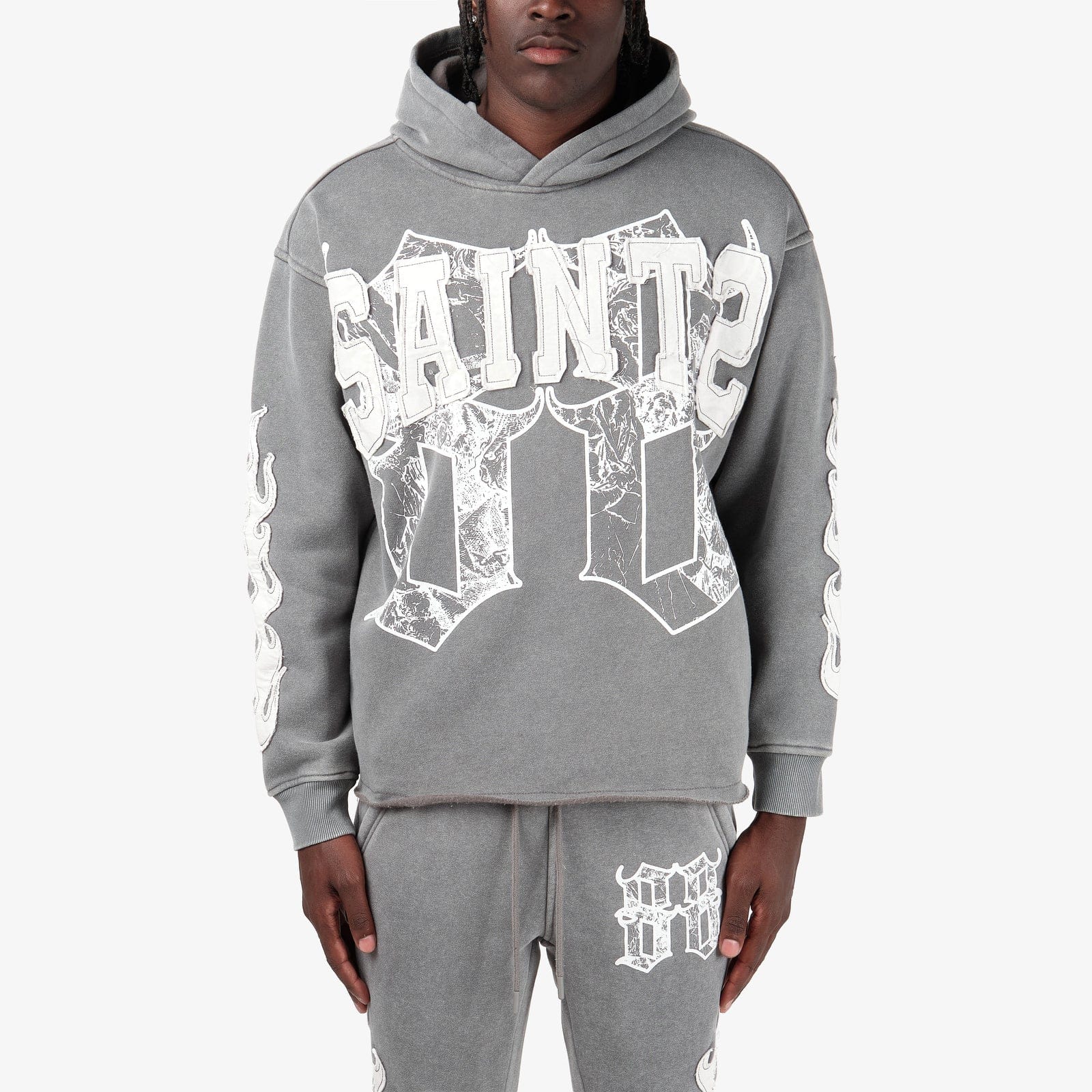 Copper Rivets Sets Copper Rivet Essential Fleece Tracksuit - Grey Copper Rivet Essential Fleece Tracksuit - Grey