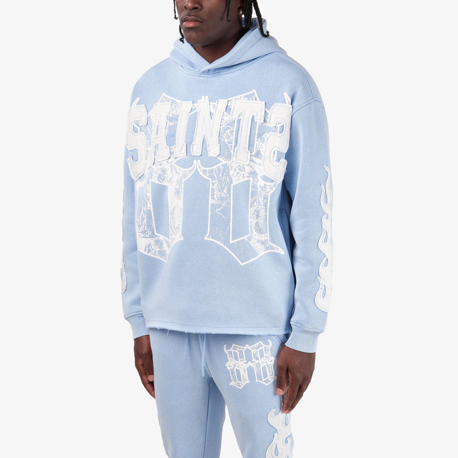 Copper Rivets Sets Copper Rivet Essential Fleece Tracksuit - Light Blue Copper Rivet Essential Fleece Tracksuit - Light Blue