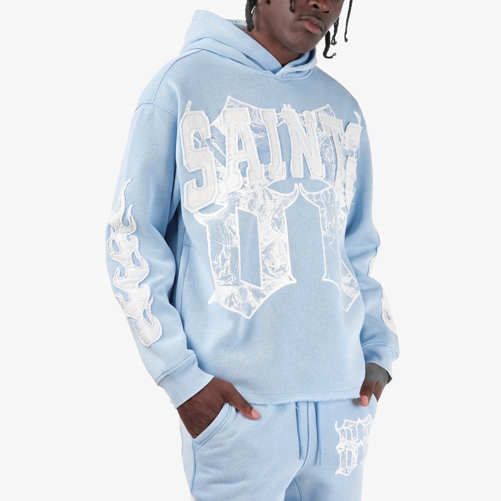 Copper Rivets Sets Copper Rivet Essential Fleece Tracksuit - Light Blue Copper Rivet Essential Fleece Tracksuit - Light Blue