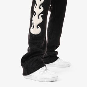 Copper Rivets Sweatpants Saints Mohair Stacked Sweatpants Saints Mohair Stacked Sweatpants