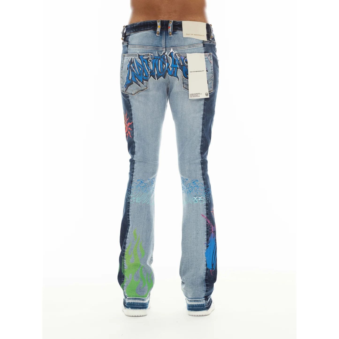 Cult of Individuality Sunny Daze Lenny Bootcut 603 denim jeans with classic bootcut fit and stylish details.