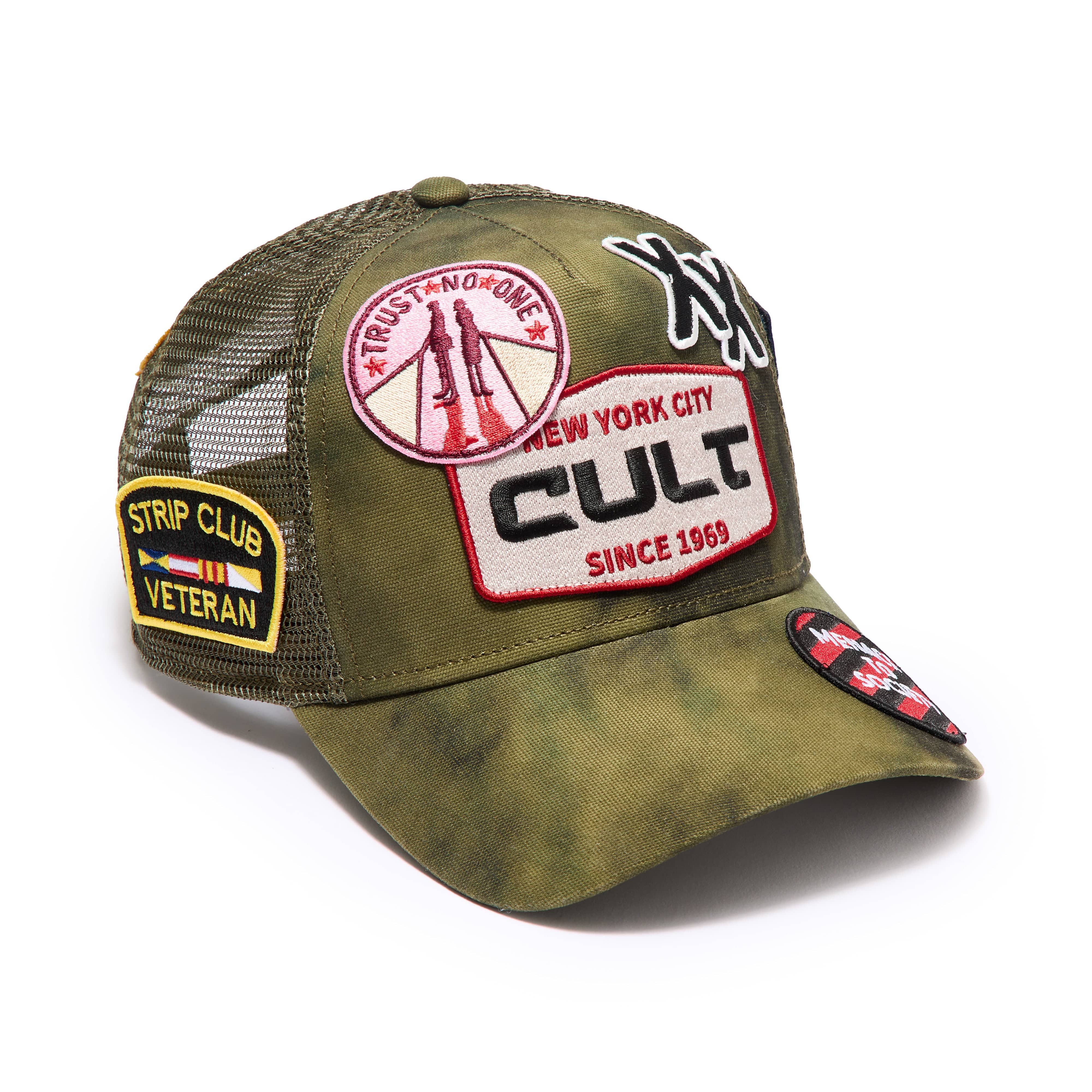 Cult of Individuality Hat Cult of Individuality Mesh Back Trucker Hat "Camo Patch" - Camo Cult of Individuality Mesh Back Trucker Hat "Camo Patch" - Camo