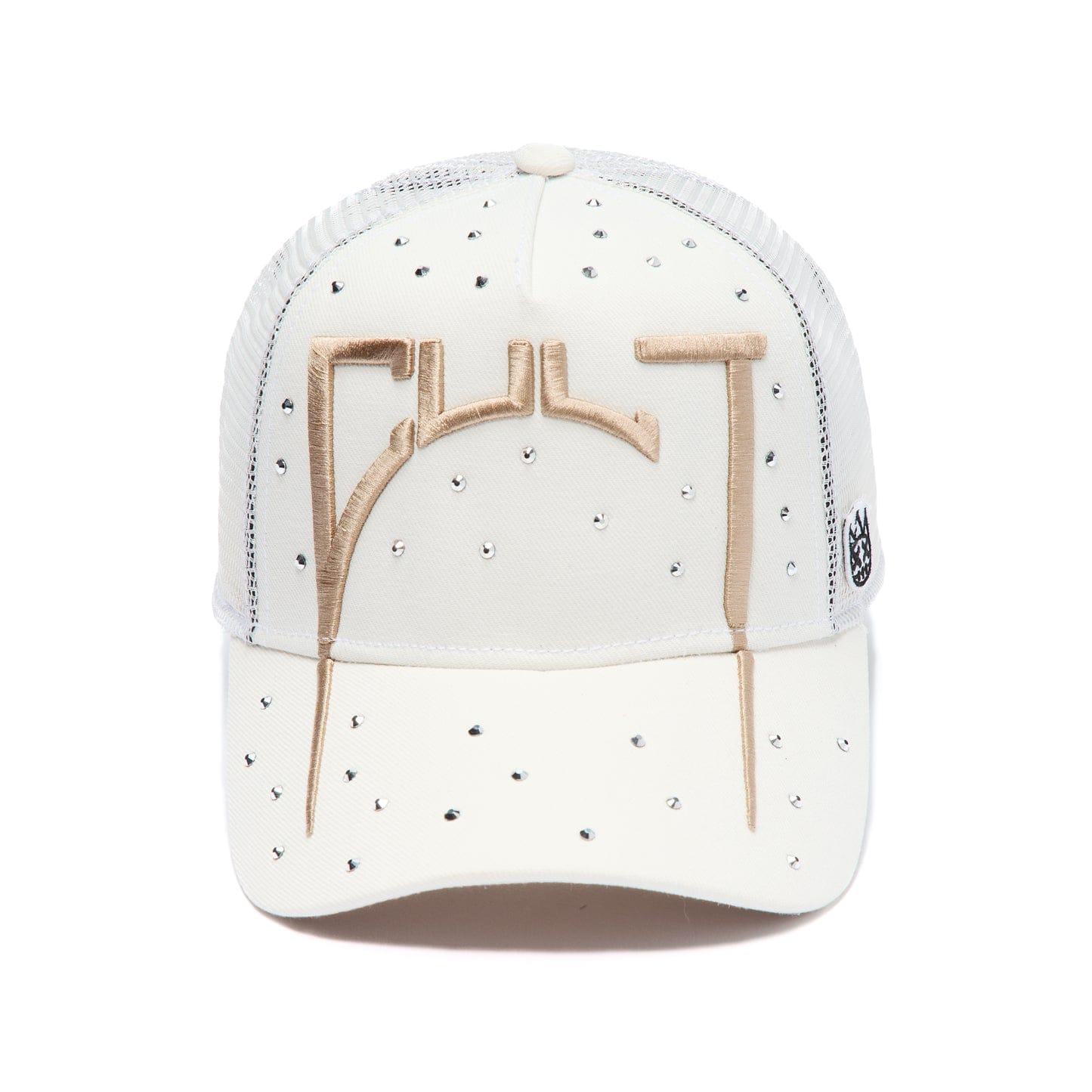 Cult of Individuality Hat Cult of Individuality Mesh Back Trucker Hat "Cult Arch Logo" - Winter White Cult of Individuality Mesh Back Trucker Hat "Cult Arch Logo" - Winter White
