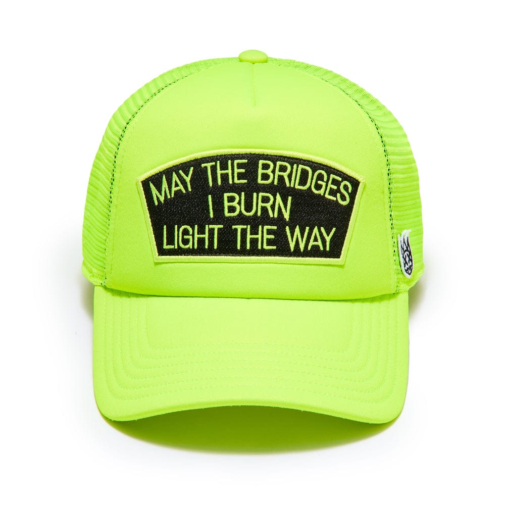 Cult of Individuality Hat Cult of Individuality Mesh Back Trucker Hat - Neon Yellow (Bridges Patch) Cult of Individuality Mesh Back Trucker Hat - Neon Yellow (Bridges Patch)