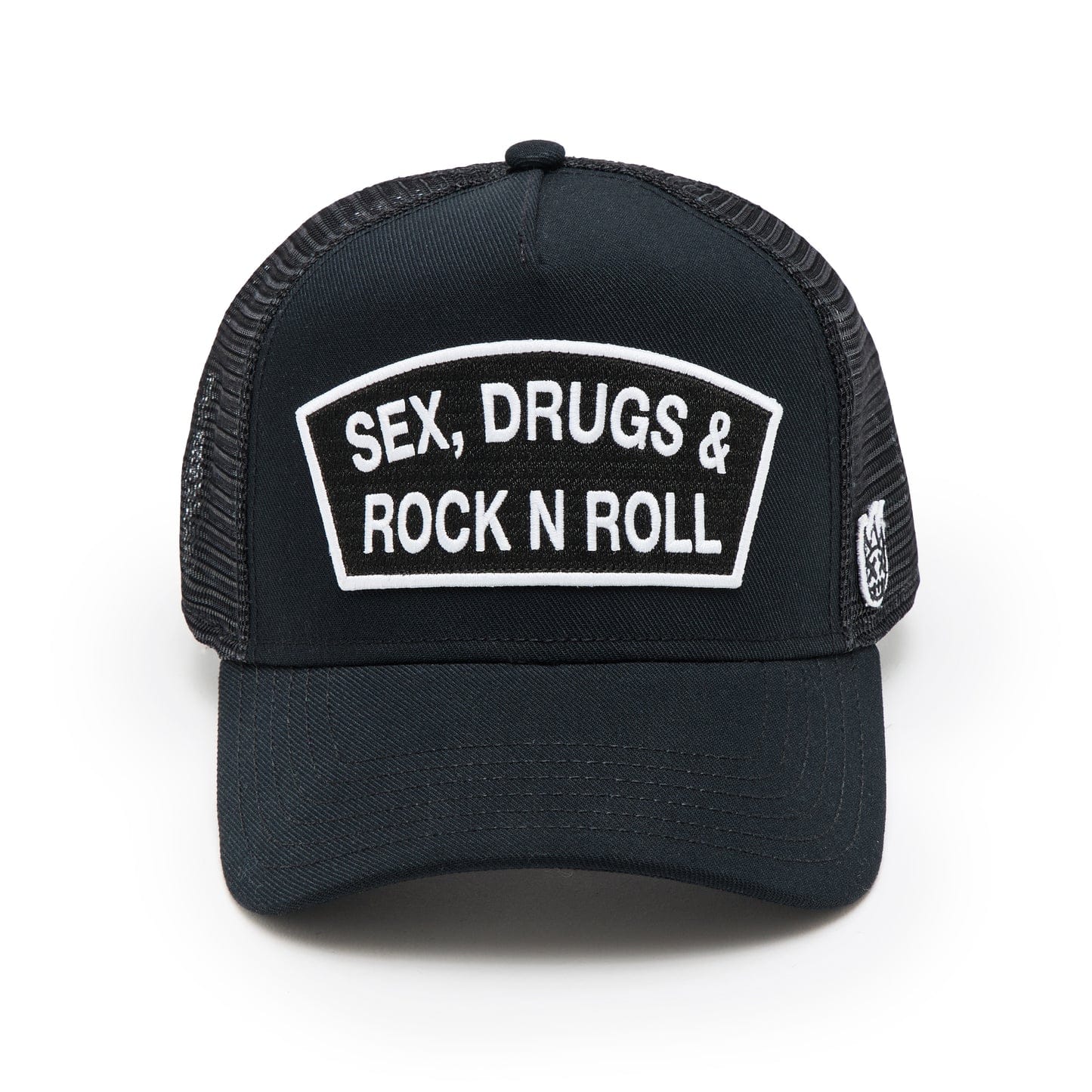 Cult of Individuality Hat Cult of Individuality Mesh Back Trucker Hat "Sex Drugs Rock N Roll" - Black Cult of Individuality Mesh Back Trucker Hat "Sex Drugs Rock N Roll" - Black