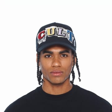 Cult of Individuality Hat Cult of Individuality Mesh Trucker "Cult Newsprint" - Black Cult of Individuality Mesh Trucker "Cult Newsprint" - Black