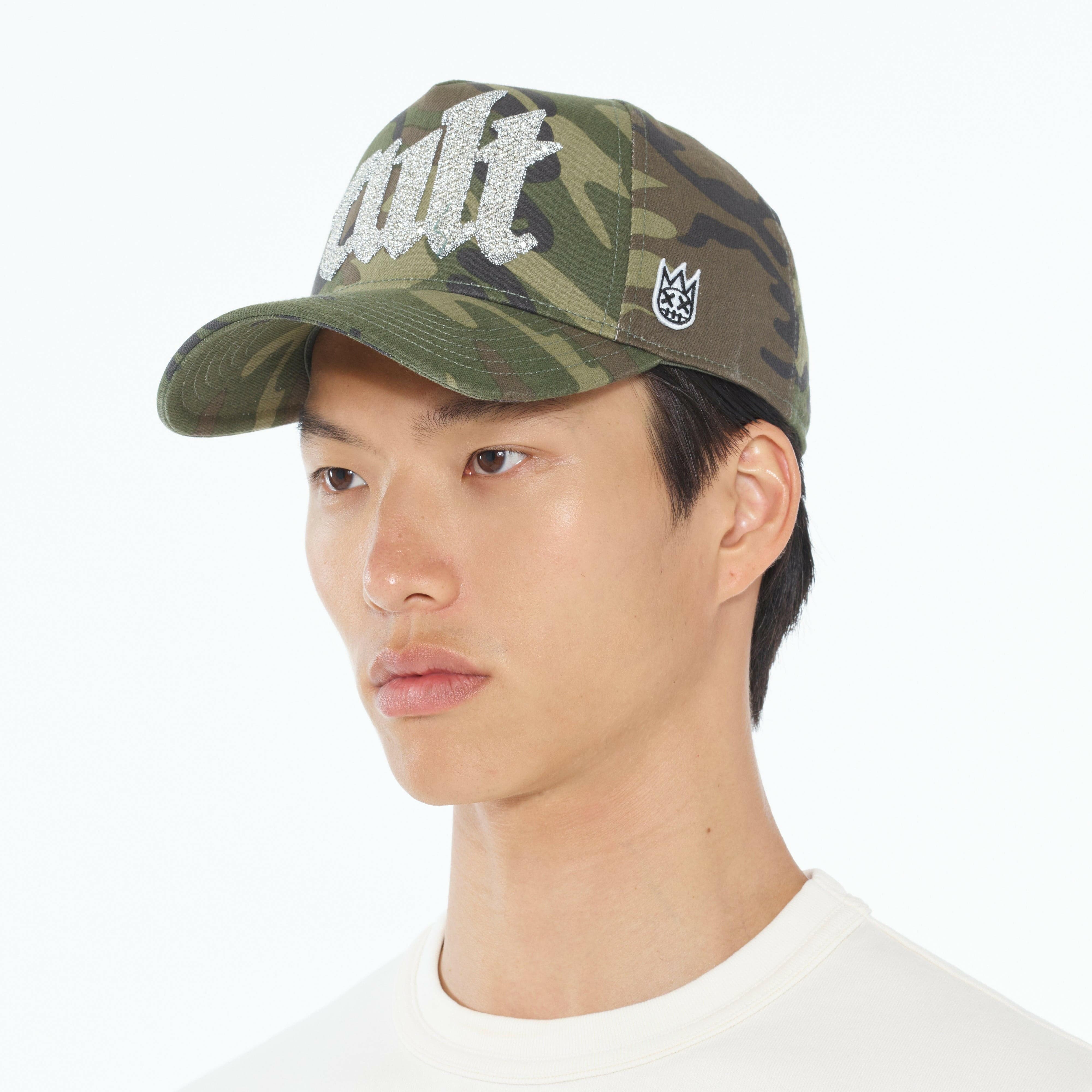 Cult of Individuality Hats Cult Crystal Cult Script Logo Trucker Hat Cult Crystal Cult Script Logo Trucker Hat