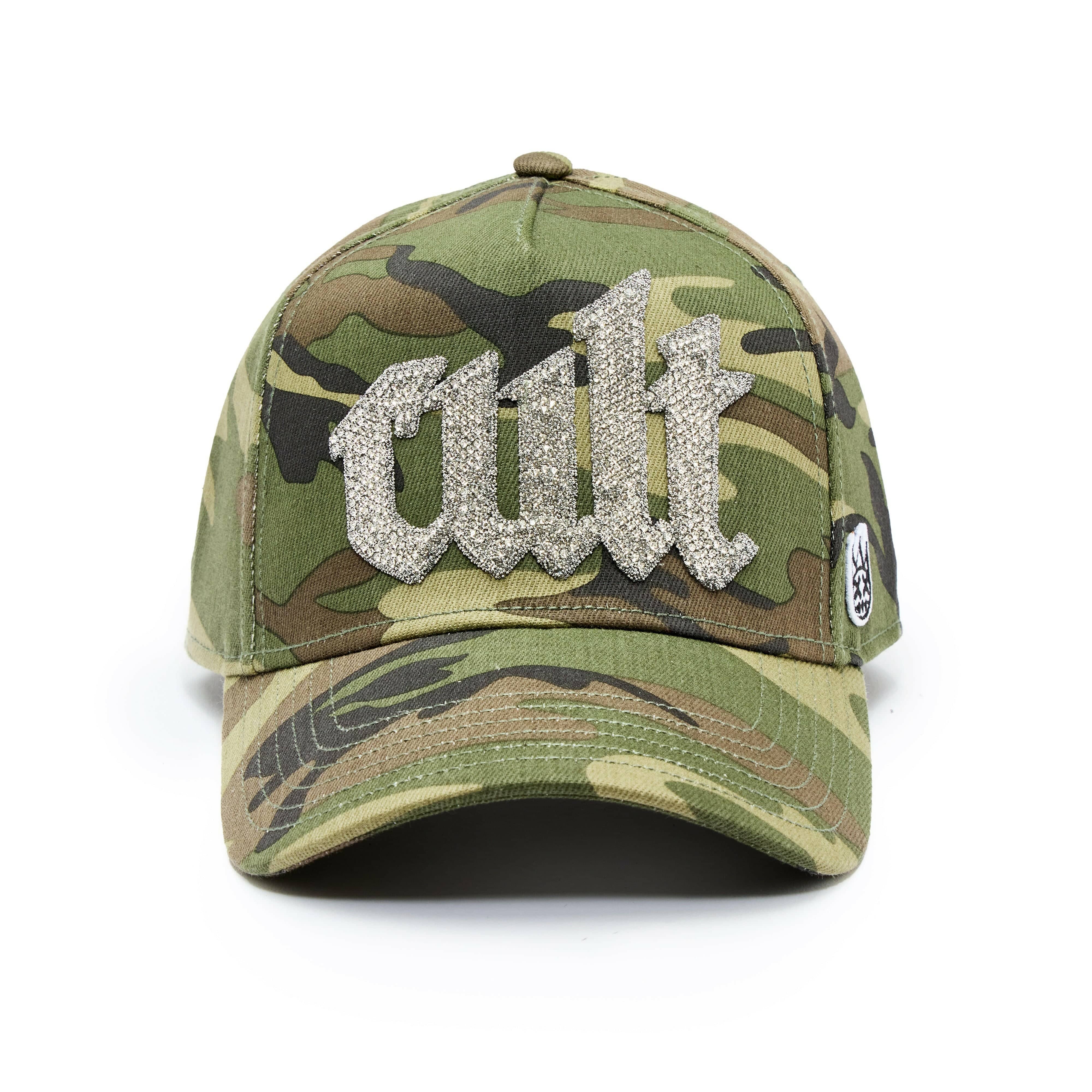 Cult of Individuality Hats Cult Crystal Cult Script Logo Trucker Hat Cult Crystal Cult Script Logo Trucker Hat