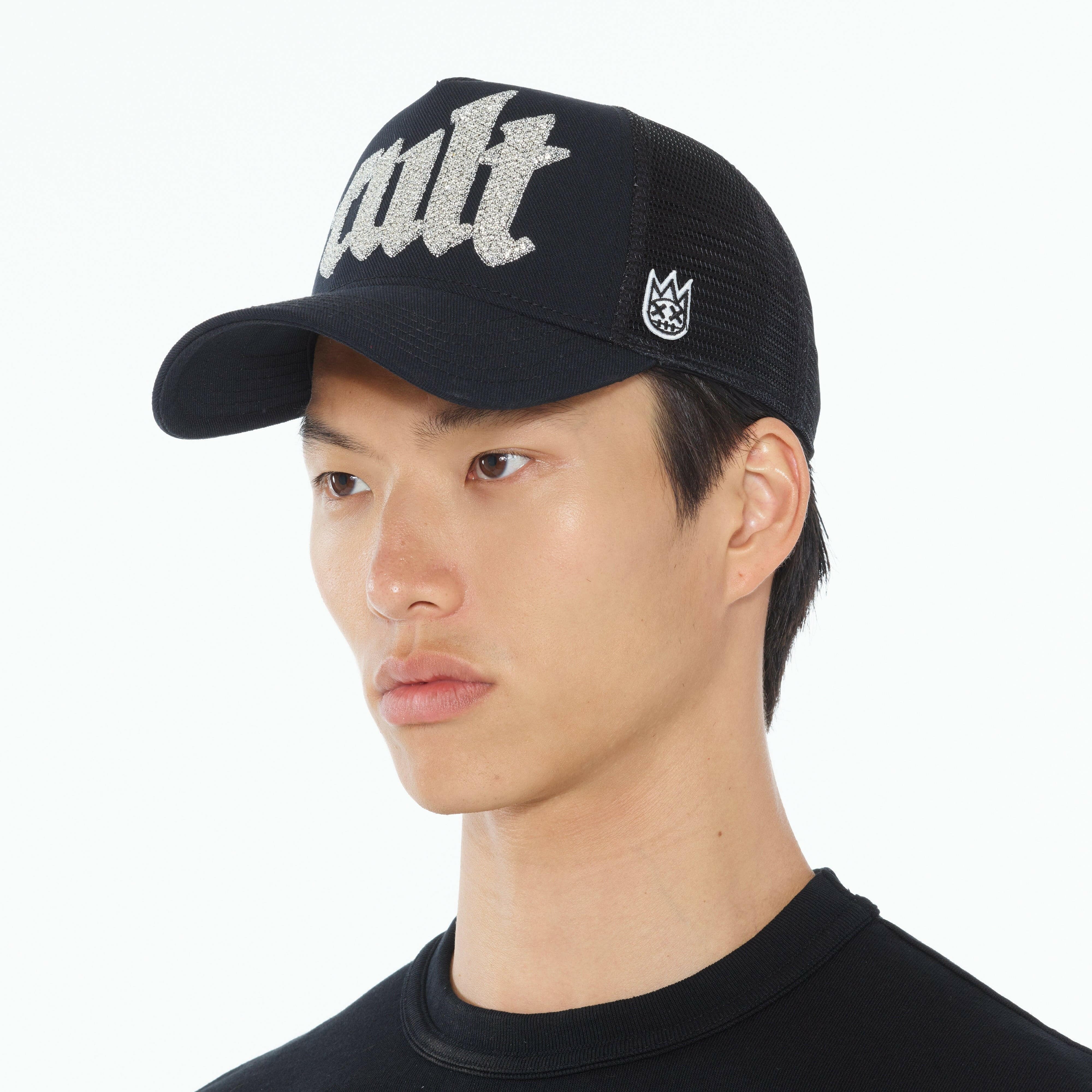 Cult of Individuality Hats Cult Crystal Cult Script Logo Trucker Hat Cult Crystal Cult Script Logo Trucker Hat