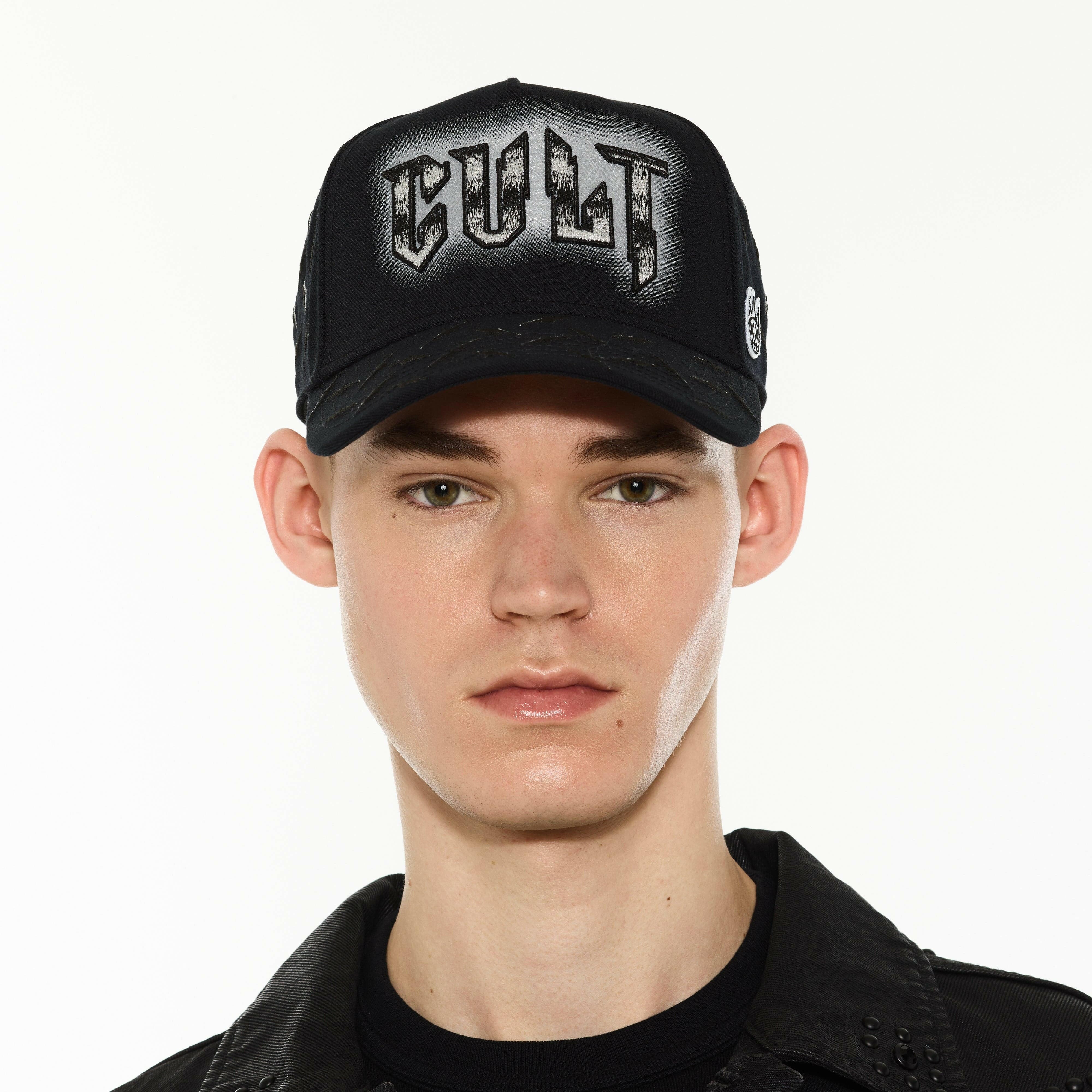 Cult of Individuality Hats Cult Instruments Trucker Hat Black Cult Instruments Trucker Hat Black