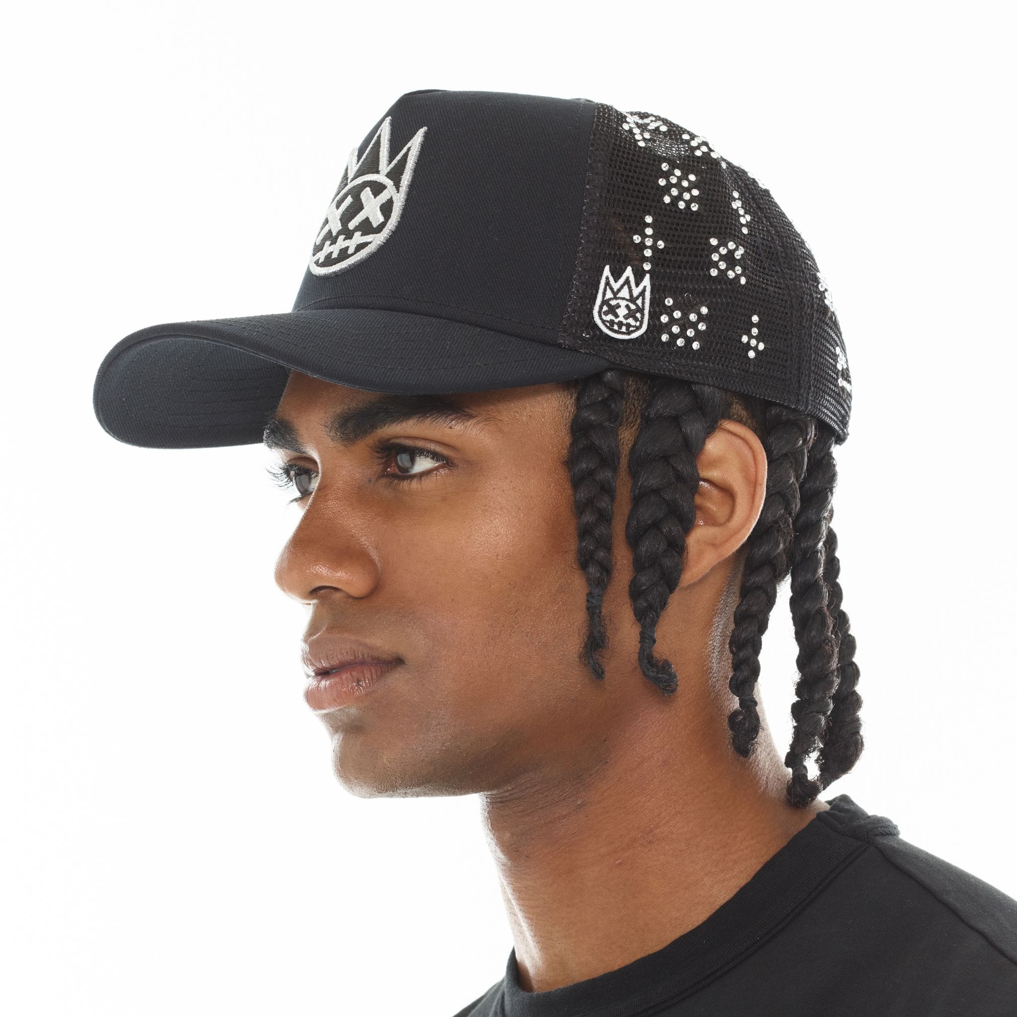 Cult of Individuality Hats Cult Repeat Pattern with Crystals Hat Cult Repeat Pattern with Crystals Hat