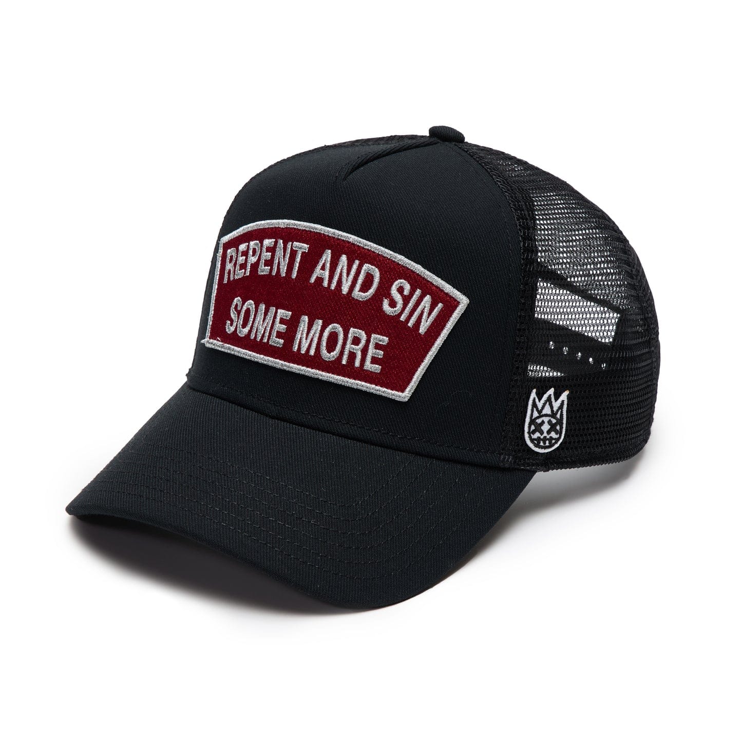Cult of Individuality Hats Cult Repent And Sin Some More Trucker Hat Cult Repent And Sin Some More Trucker Hat