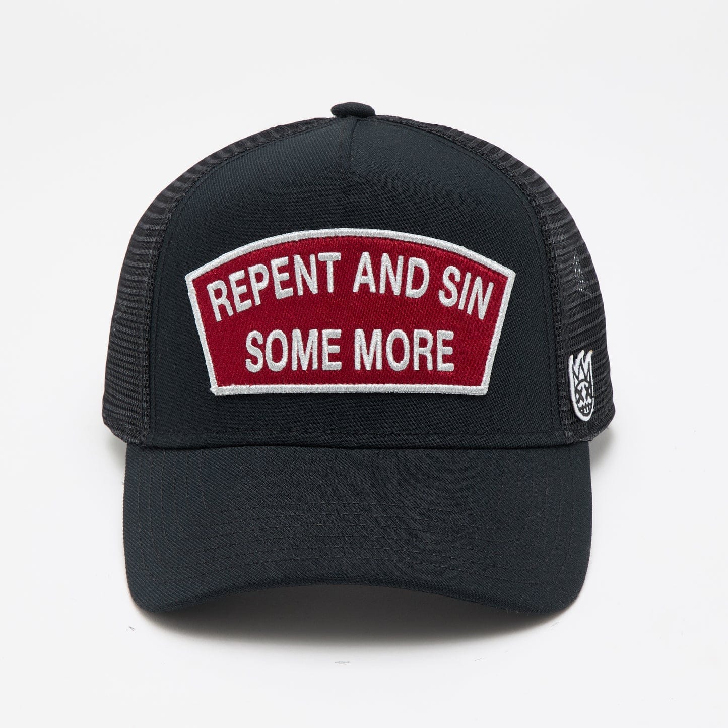Cult of Individuality Hats Cult Repent And Sin Some More Trucker Hat Cult Repent And Sin Some More Trucker Hat