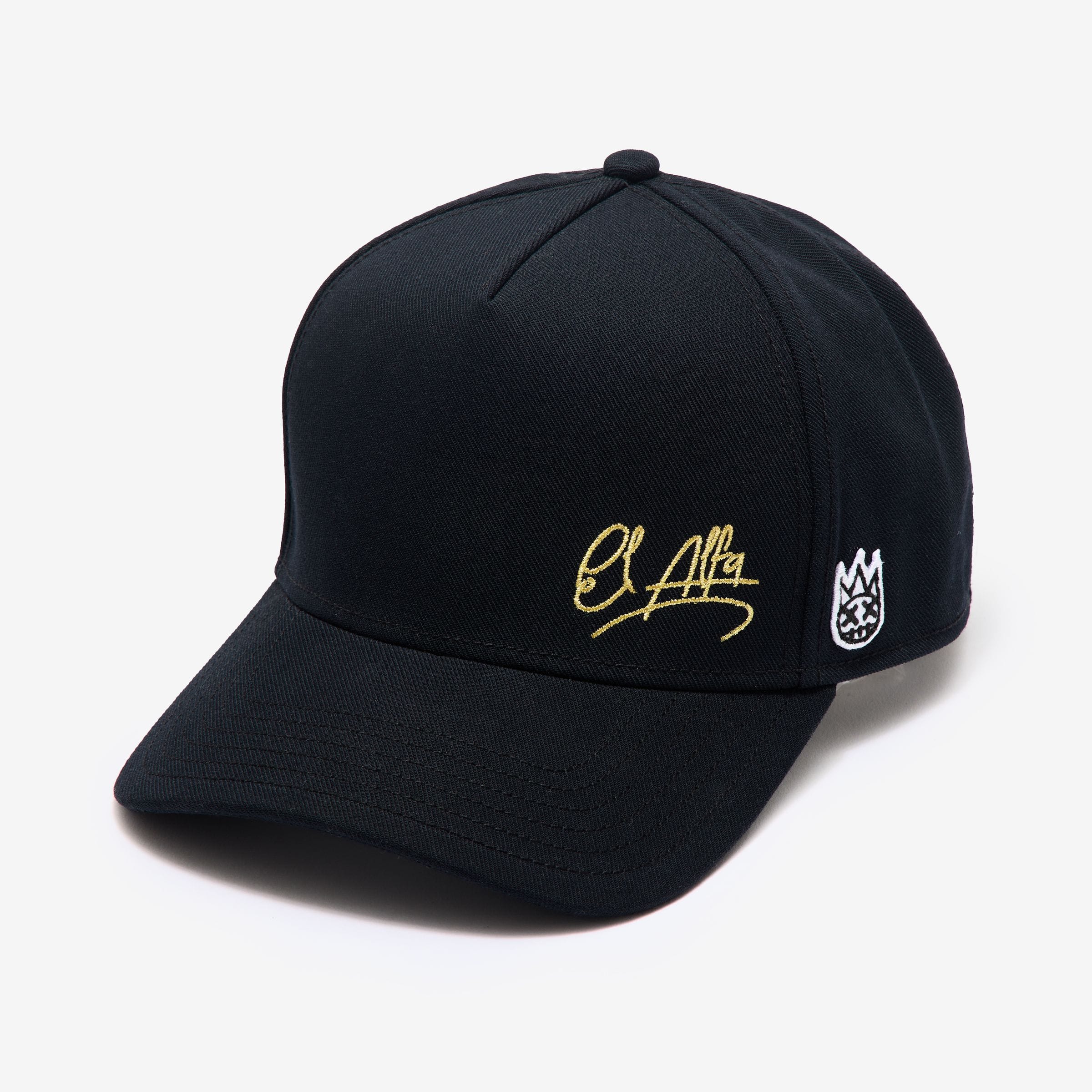 Cult of Individuality Hats Cult x El Alfa Gold Signature 5 Panel A Frame Trucker Hat Cult x El Alfa Gold Signature 5 Panel A Frame Trucker Hat