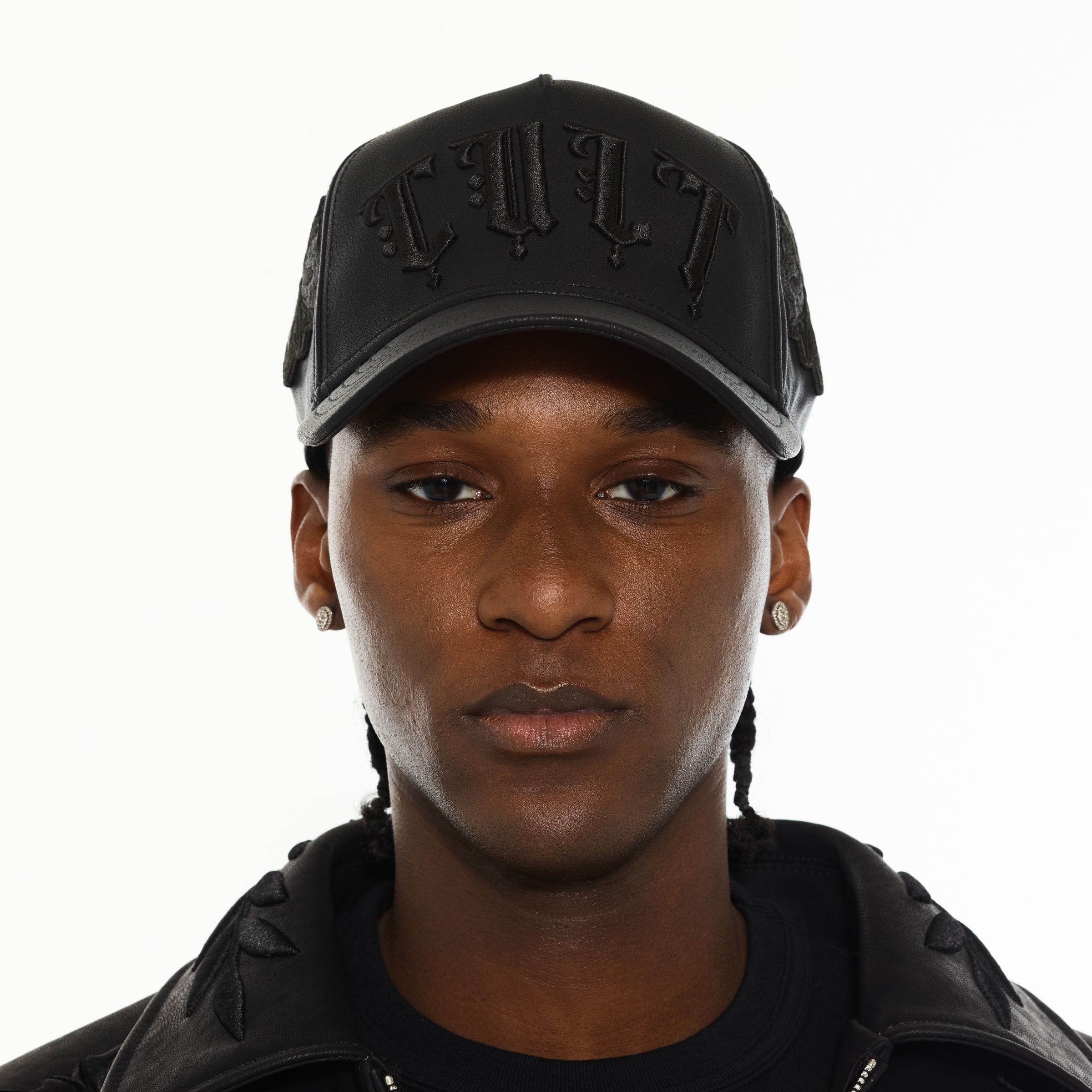 Cult of Individuality Hats Cult x El Alfa Logo Flower 5 Panel A Frame Trucker Hat Cult x El Alfa Logo Flower 5 Panel A Frame Trucker Hat