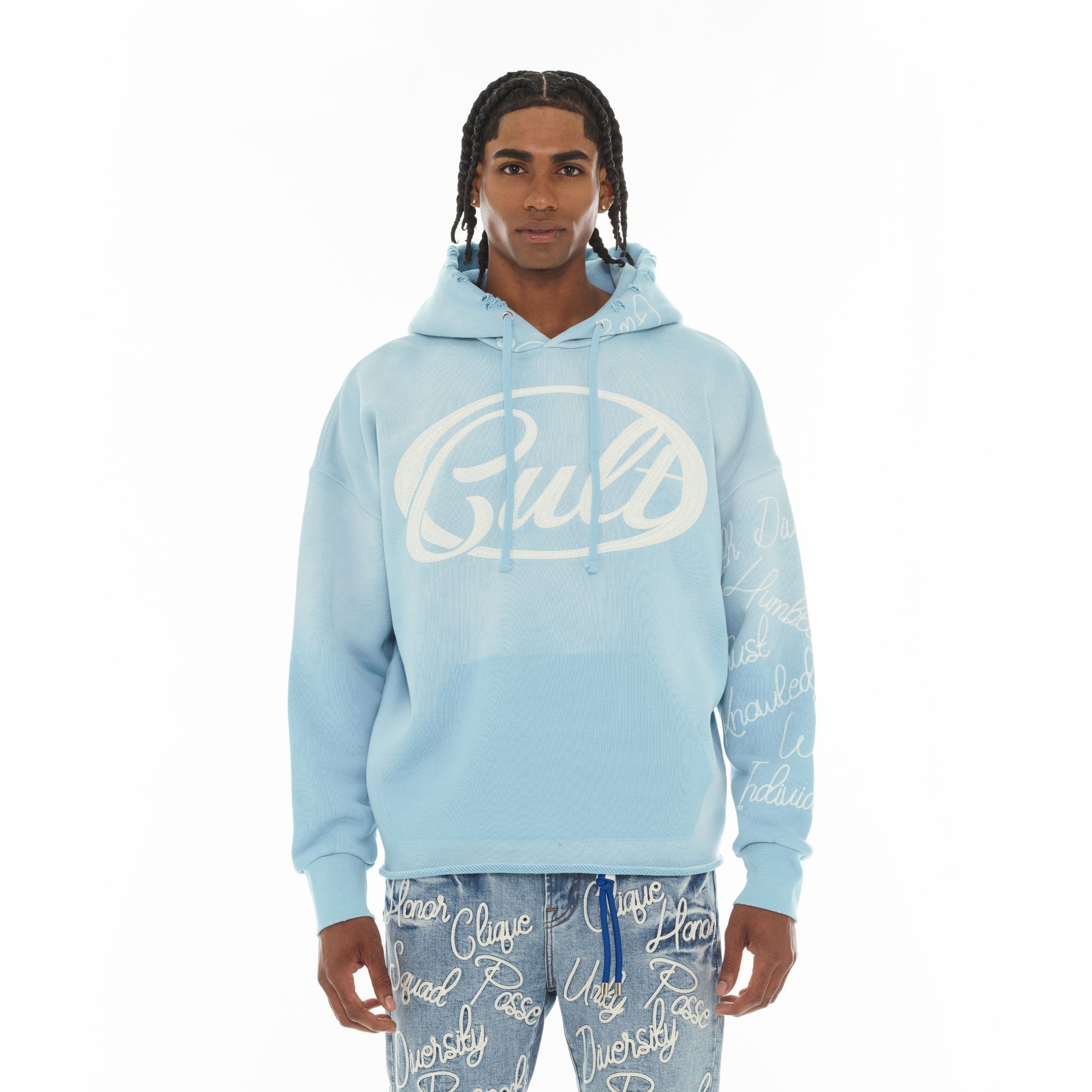 Cult of Individuality Cult Community pullover hoodie with graphic design, casual fit, and cozy fabric.