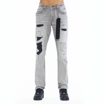 Cult of Individuality Jeans Cult of Individuality Rocker Slim Straight Fit 602 - Lunar Cult of Individuality Rocker Slim Straight Fit 602 - Lunar