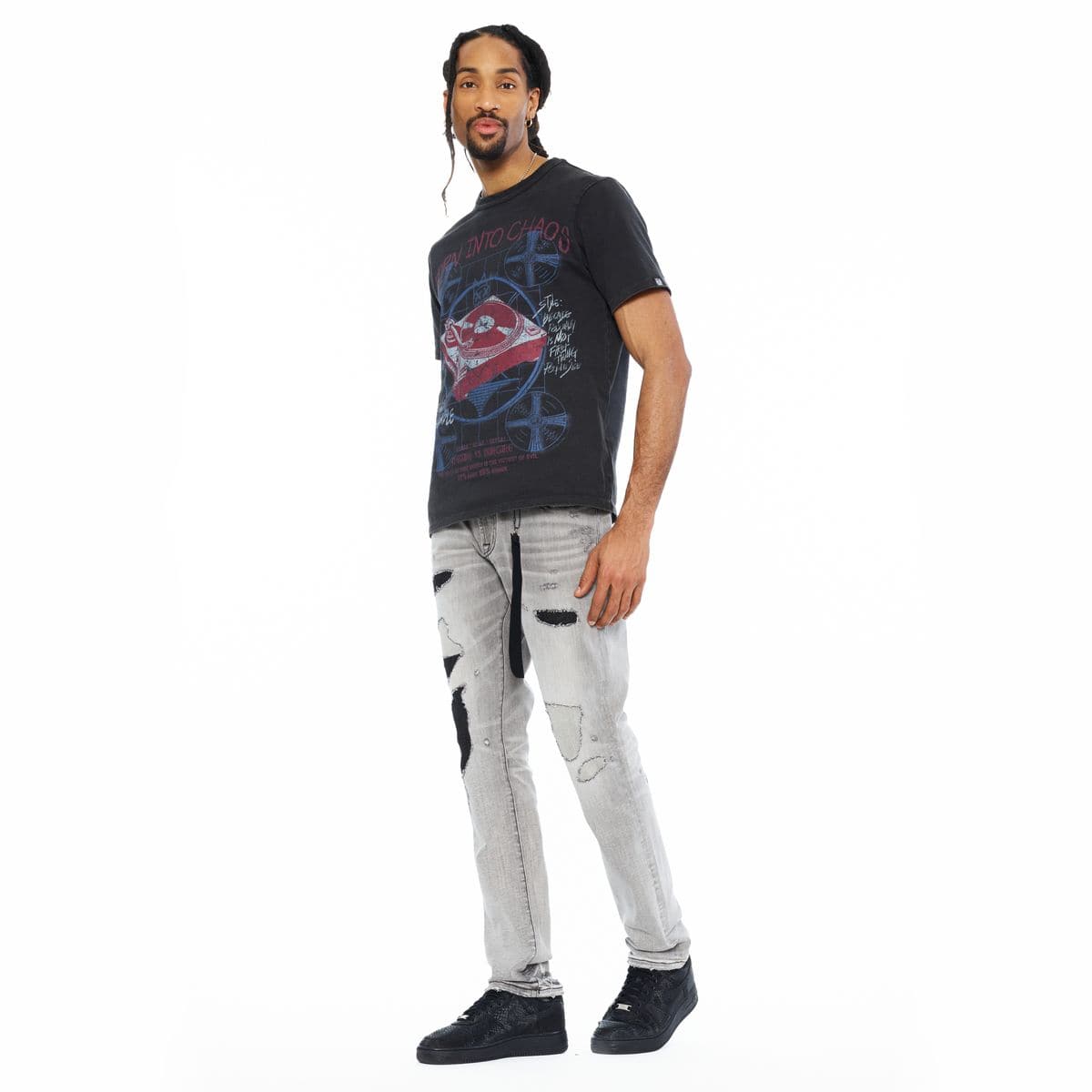 Cult of Individuality Jeans ROCKER  SLIM STRAIGHT FIT LUNAR ROCKER  SLIM STRAIGHT FIT LUNAR
