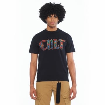Cult of Individuality T-Shirt Cult of Individuality Cotton Jersey Tee "Stained Glass" - Black Cult of Individuality Cotton Jersey Tee "Stained Glass" - Black