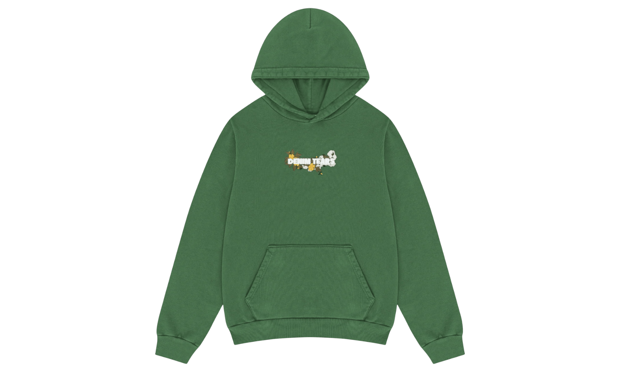 Denim Tears Hoodies Denim Tears Embroidered Logo Hoodie Denim Tears Embroidered Logo Hoodie