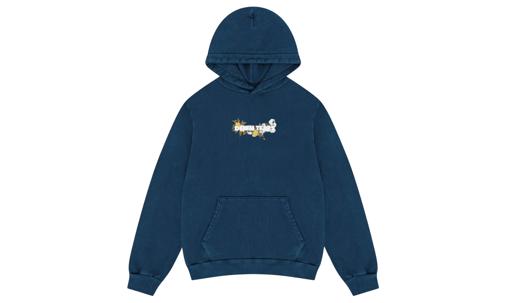 Denim Tears Hoodies Denim Tears Embroidered Logo Hoodie Denim Tears Embroidered Logo Hoodie
