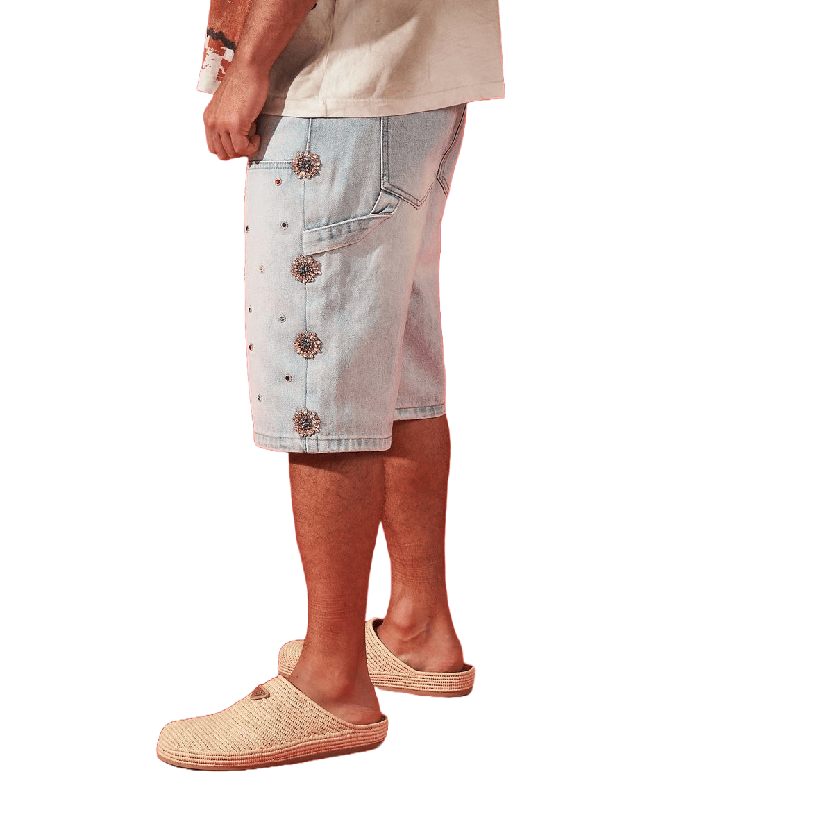 Duaa Shorts Duaa ''Impressive'' Carpenter Stone Jean Shorts Duaa ''Impressive'' Carpenter Stone Jean Shorts