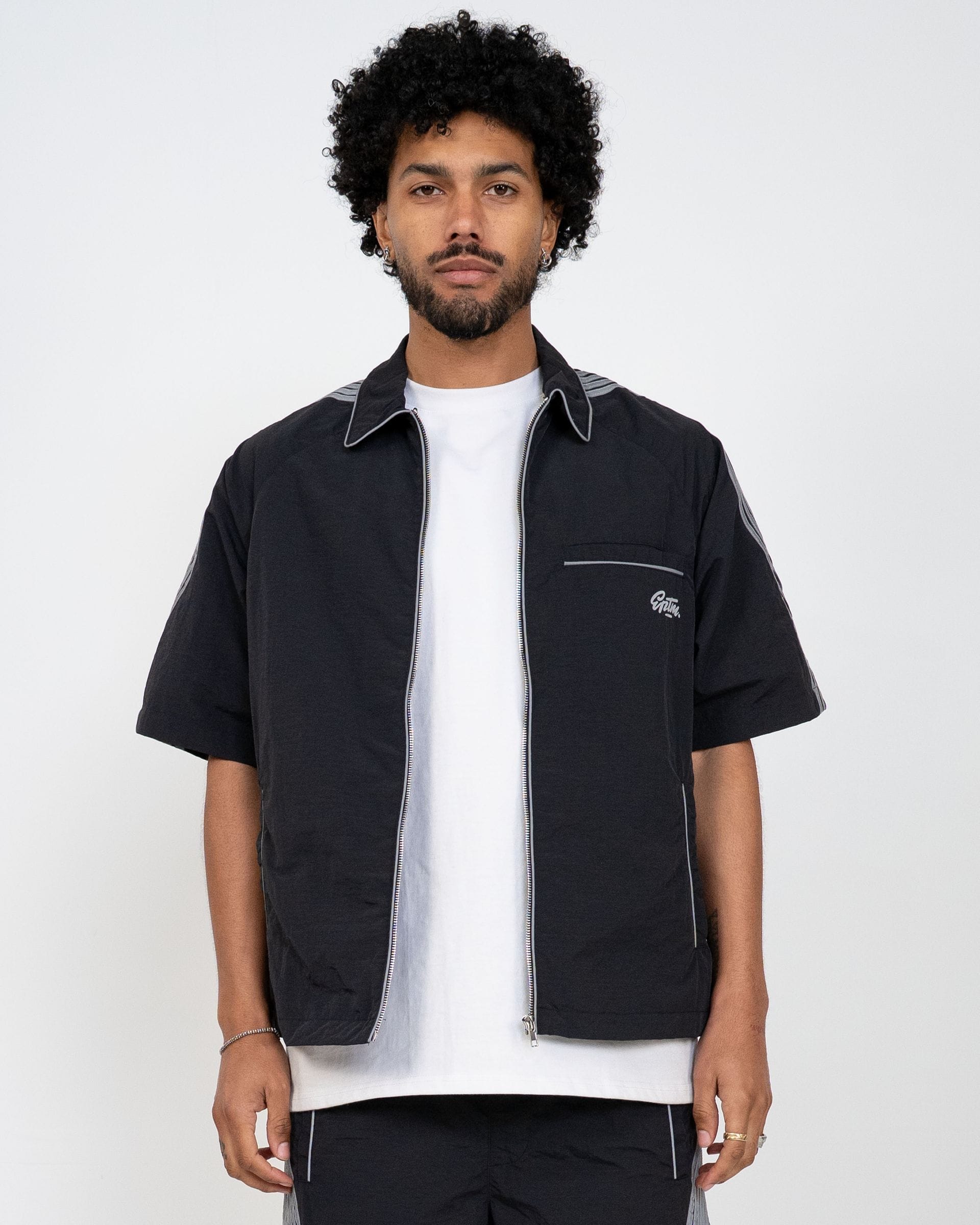 EPTM Valley Set in black, a stylish matching clothing set featuring a top and bottoms, displayed on a neutral background.