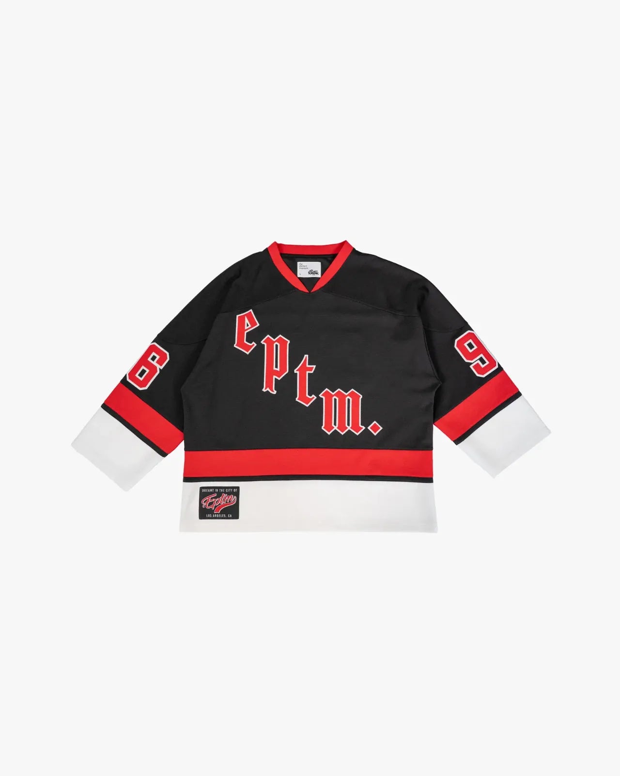 EPTM Glory Jersey T-shirt in black, featuring a stylish design with logo details, casual fit, and comfortable cotton fabric.