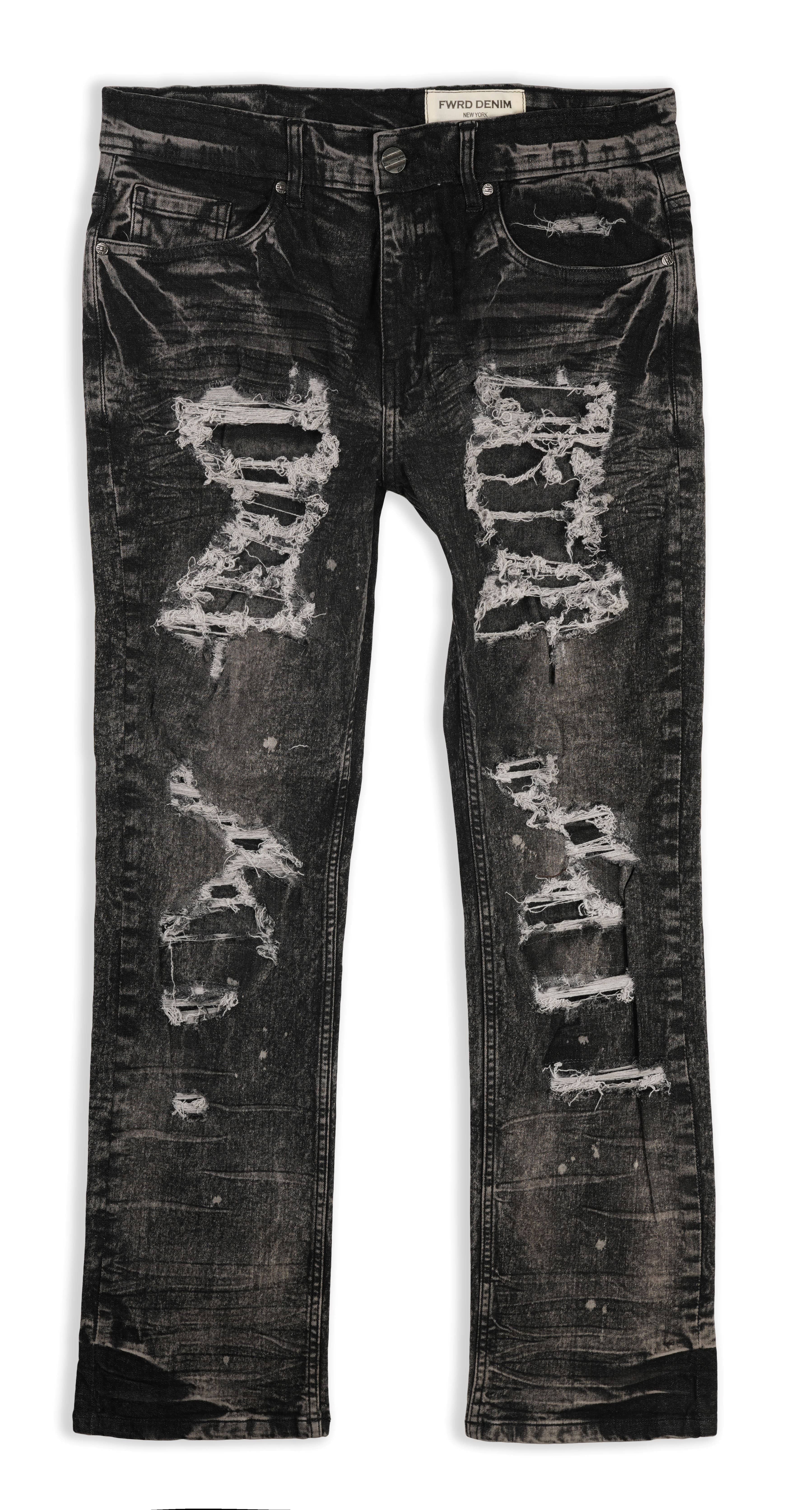 Evolution Denim Big Kids Chopped Straight Denim Pant - Washed Black Big Kids Chopped Straight Denim Pant - Washed Black