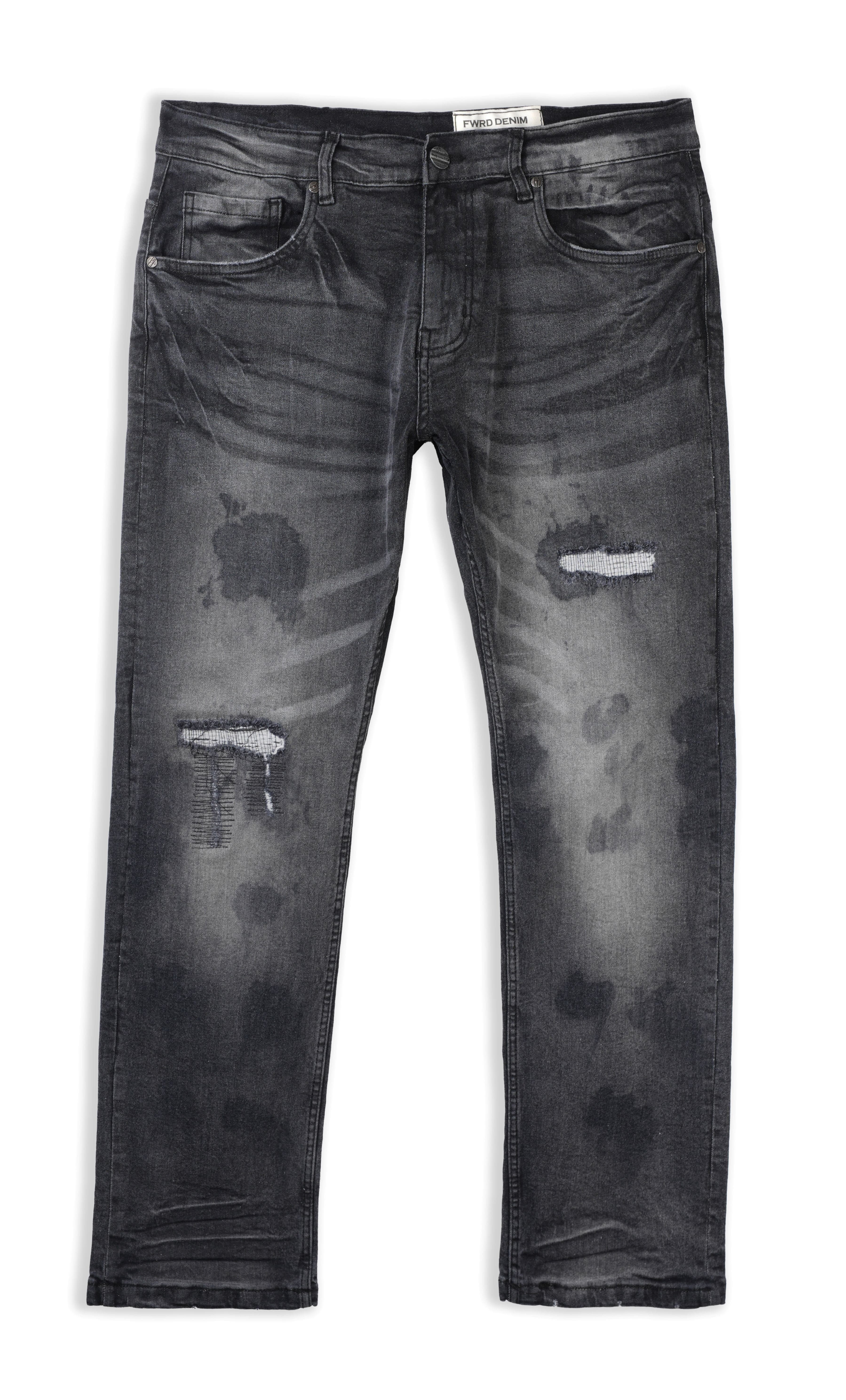 Evolution Denim Big Kids Tumble Wash Straight Denim Pant - Washed Black Big Kids Tumble Wash Straight Denim Pant - Washed Black