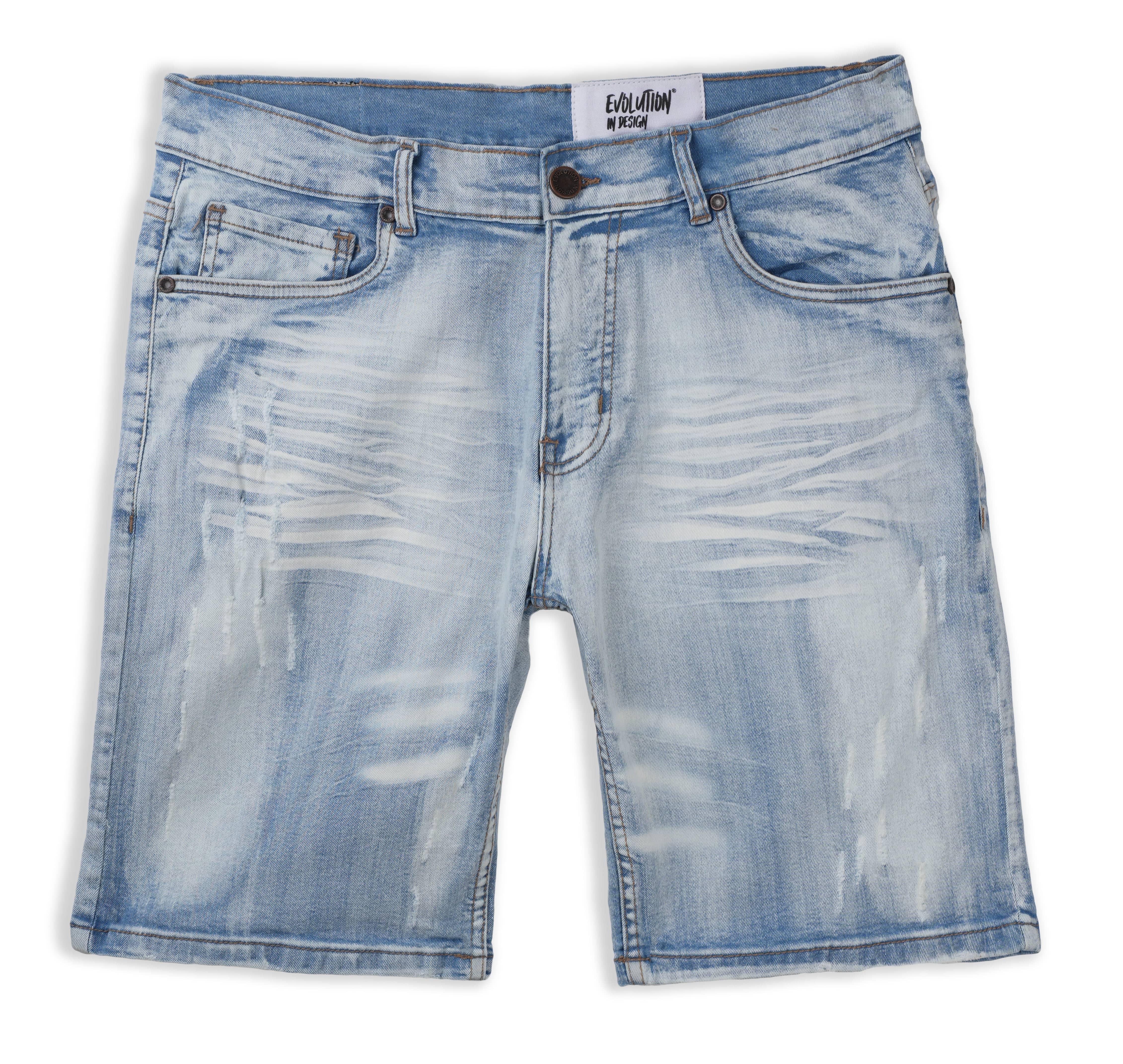 Evolution Shorts Evolution Faded Denim Shorts Evolution Faded Denim Shorts