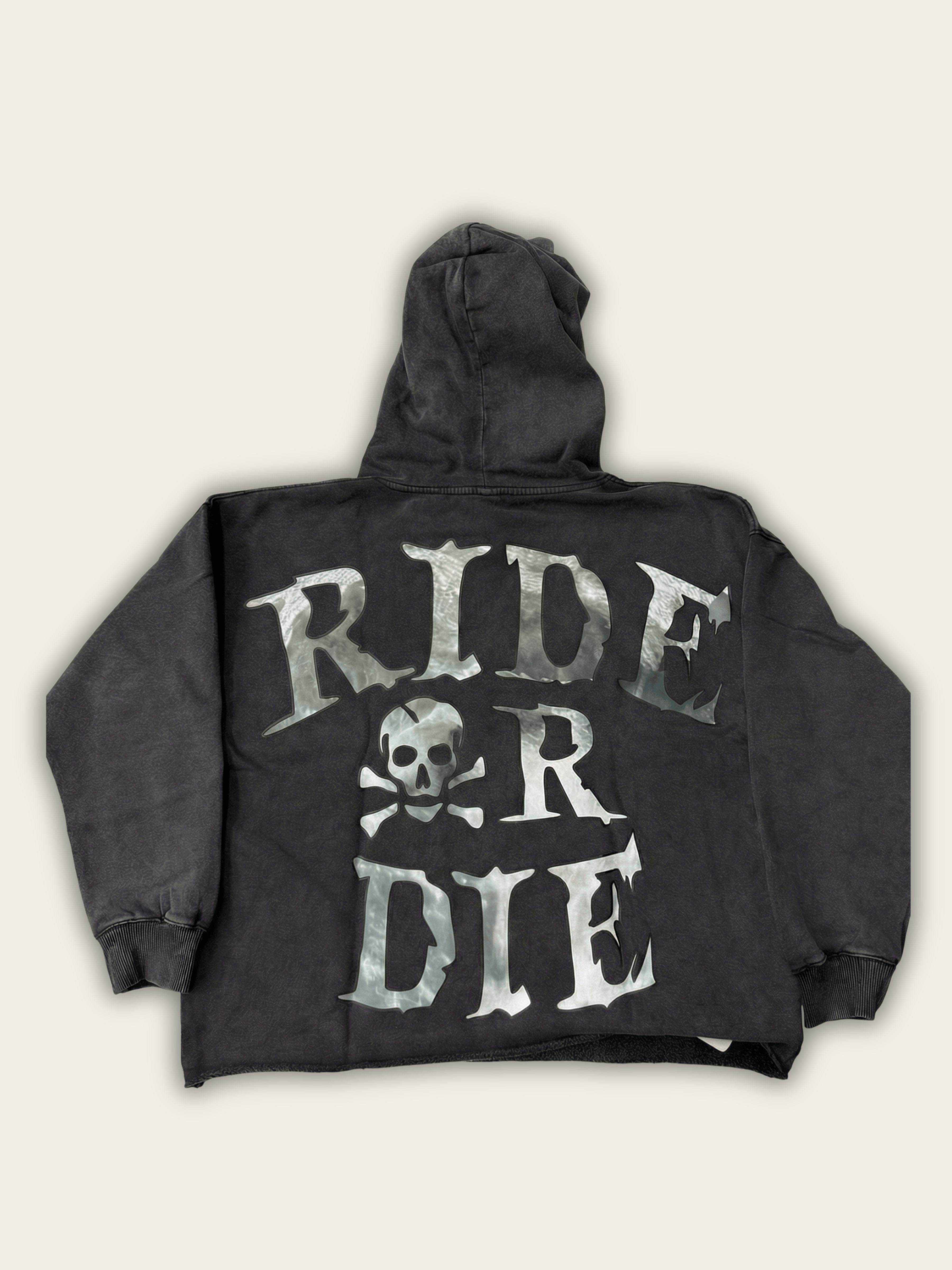 Focus Hoodies Focus Hell Rider Rhinestone Hoodie Focus Hell Rider Rhinestone Hoodie