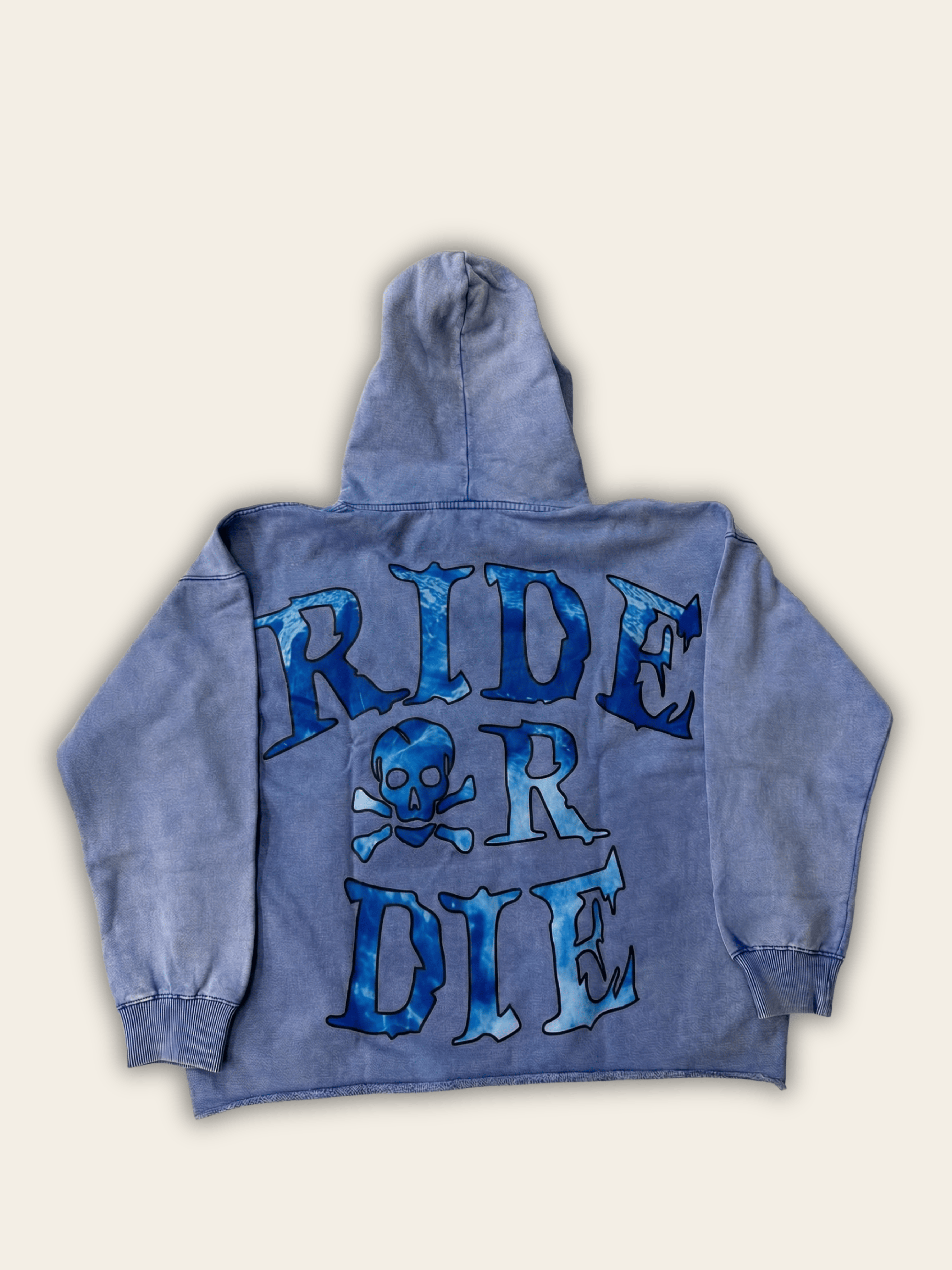 Focus Hoodies Focus Hell Rider Rhinestone Hoodie Focus Hell Rider Rhinestone Hoodie