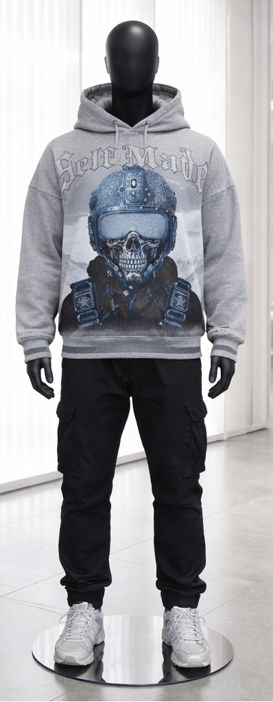 Focus Hoodies Focus Self Made Rhinestone Cropped Hoodie Focus Self Made Rhinestone Cropped Hoodie