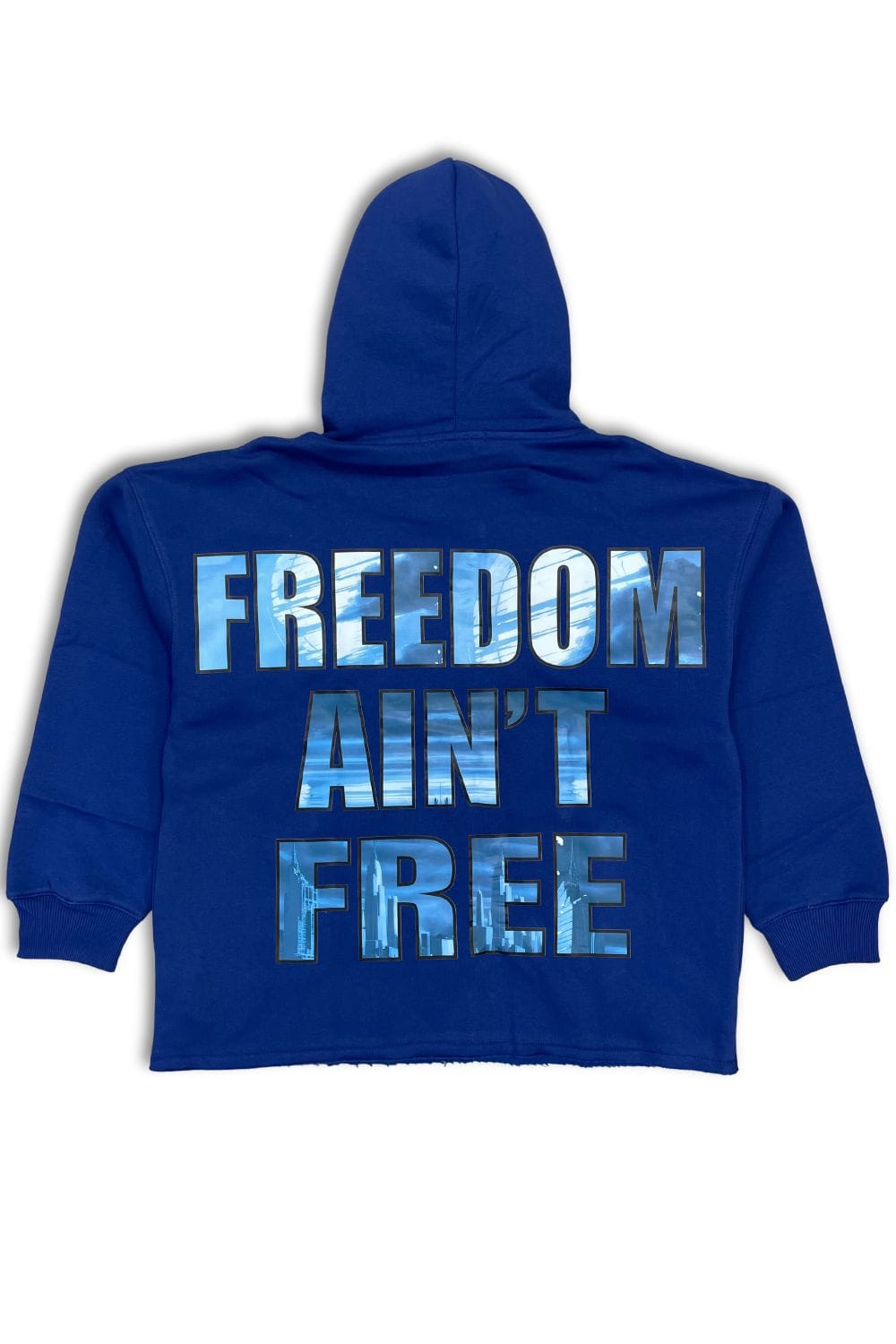 Focus Hoodies Focus Street Liberty Rhinestone Cropped Hoodie Focus Street Liberty Rhinestone Cropped Hoodie