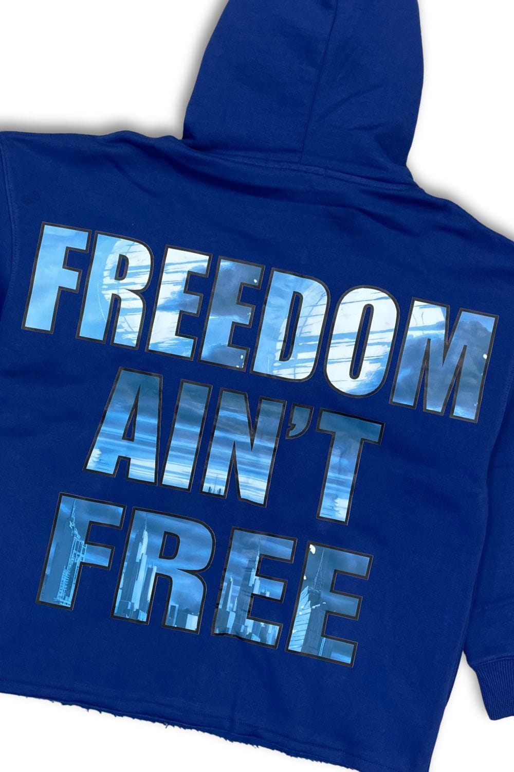 Focus Hoodies Focus Street Liberty Rhinestone Cropped Hoodie Focus Street Liberty Rhinestone Cropped Hoodie