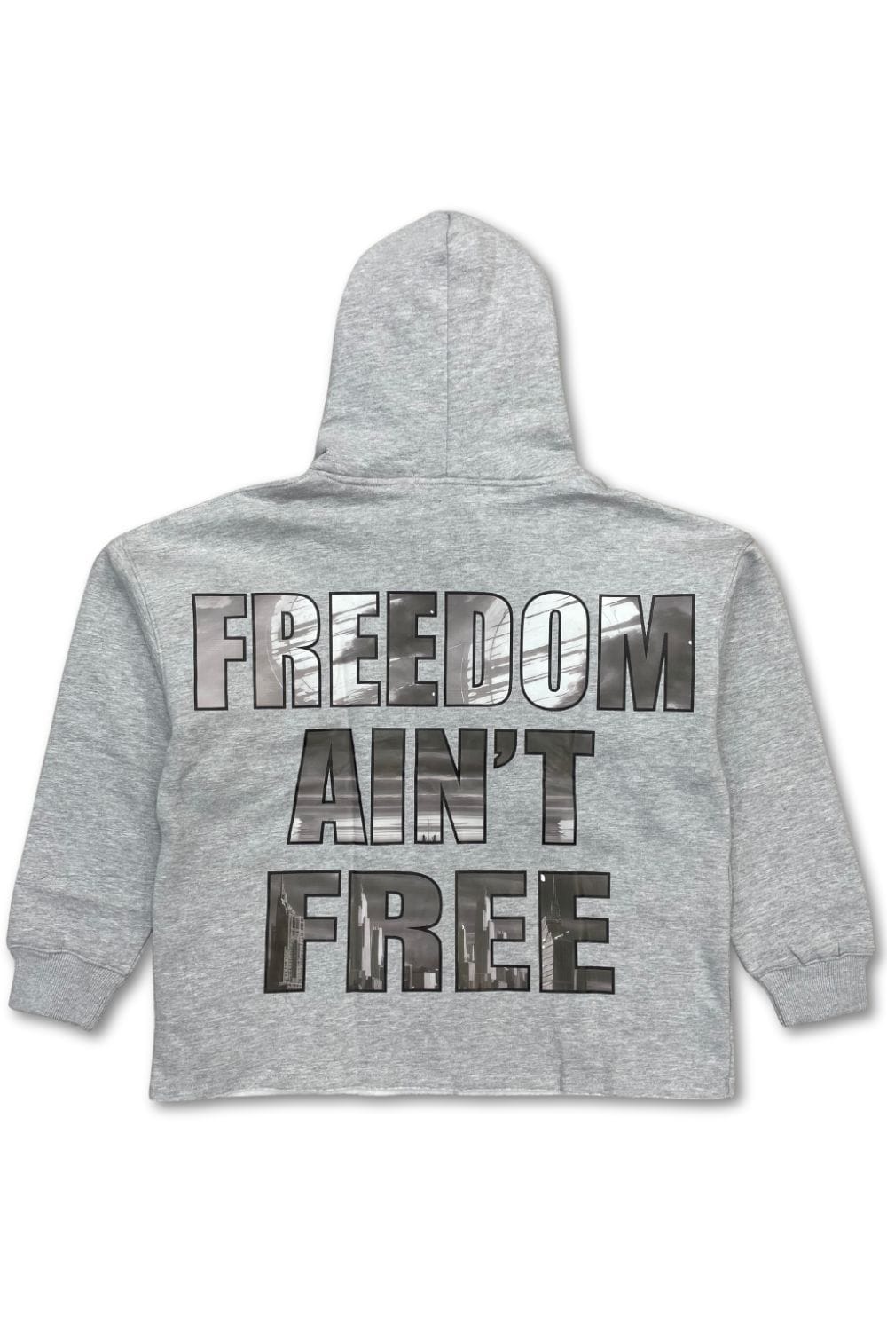 Focus Hoodies Focus Street Liberty Rhinestone Cropped Hoodie Focus Street Liberty Rhinestone Cropped Hoodie